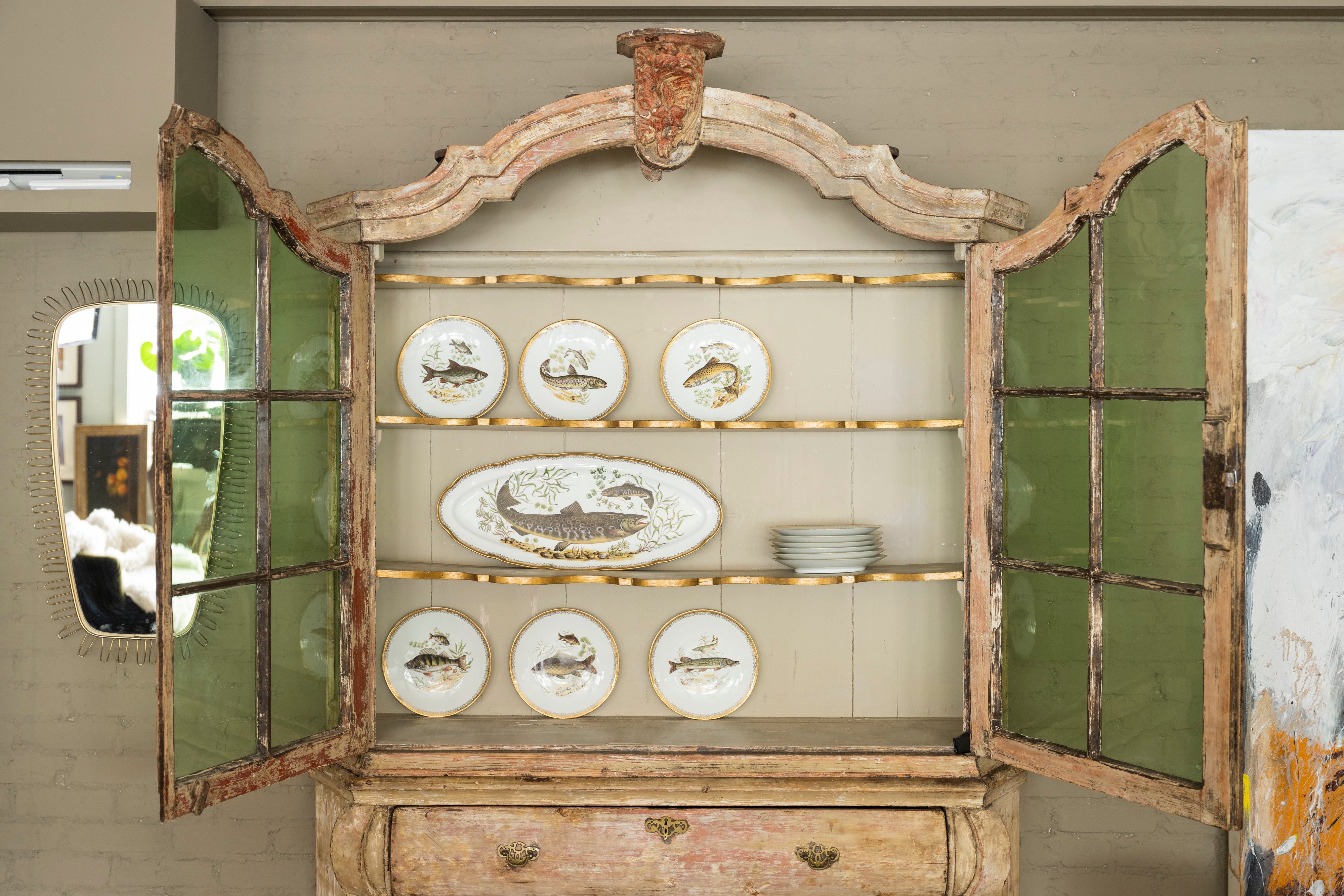 Limoges Fish Platter and Plates