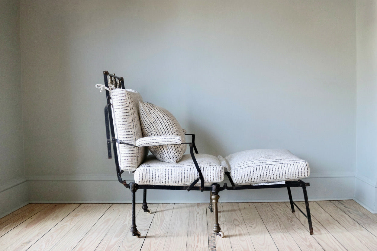 French Campaign Chaise