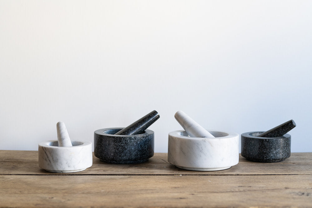 Marble Mortar & Pestles
