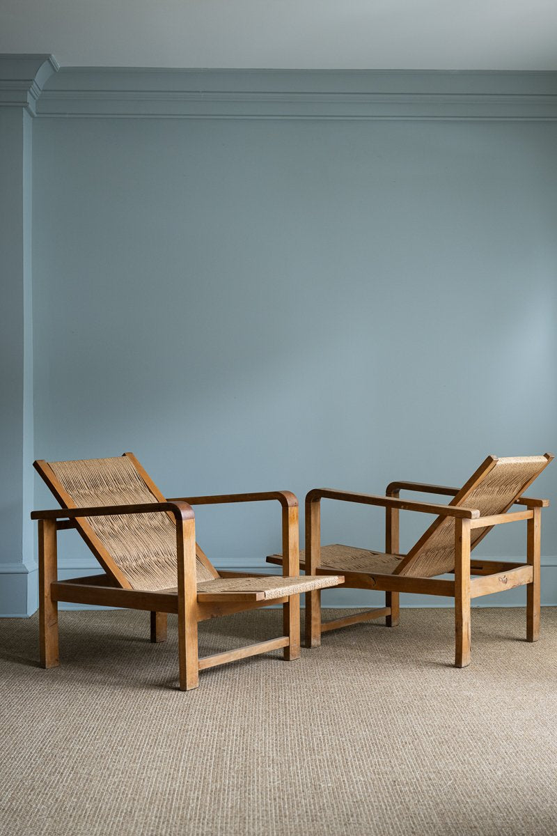 Pair of Spanish Wooden Chairs