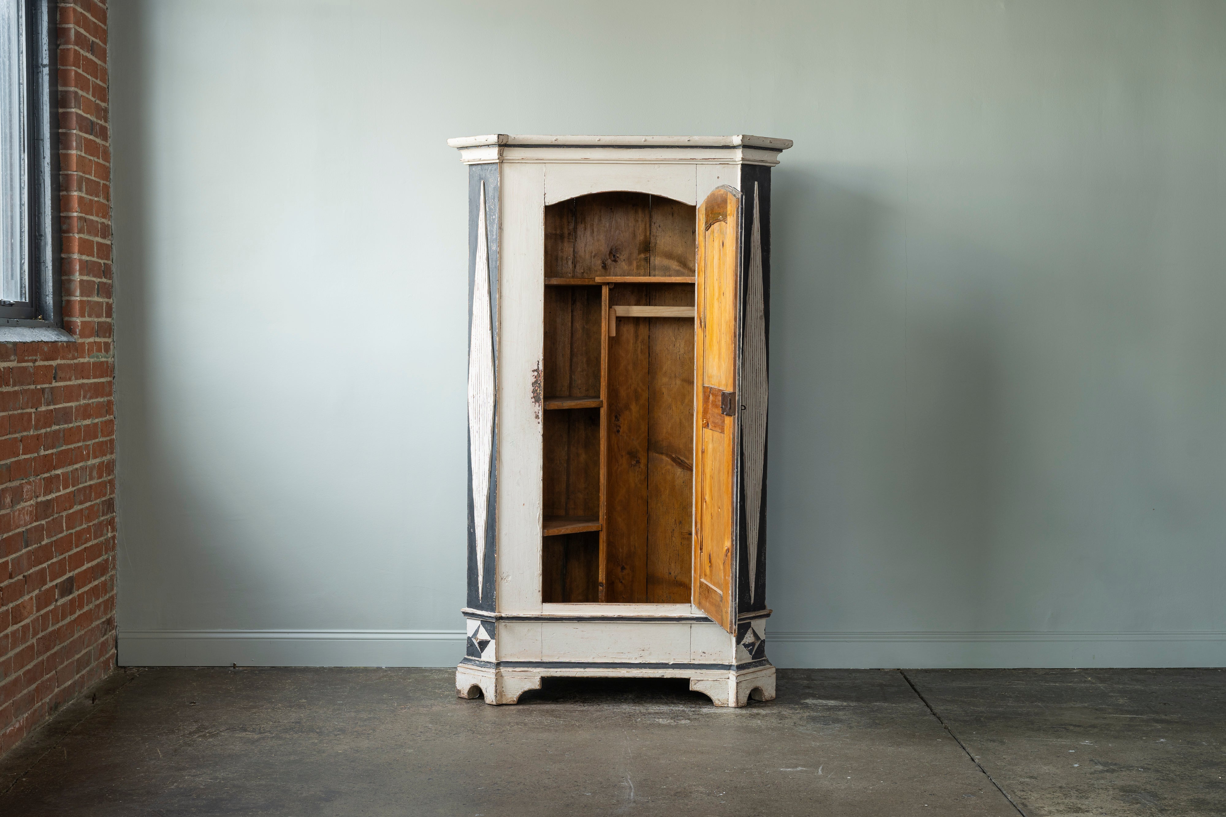 Swedish Painted Armoire