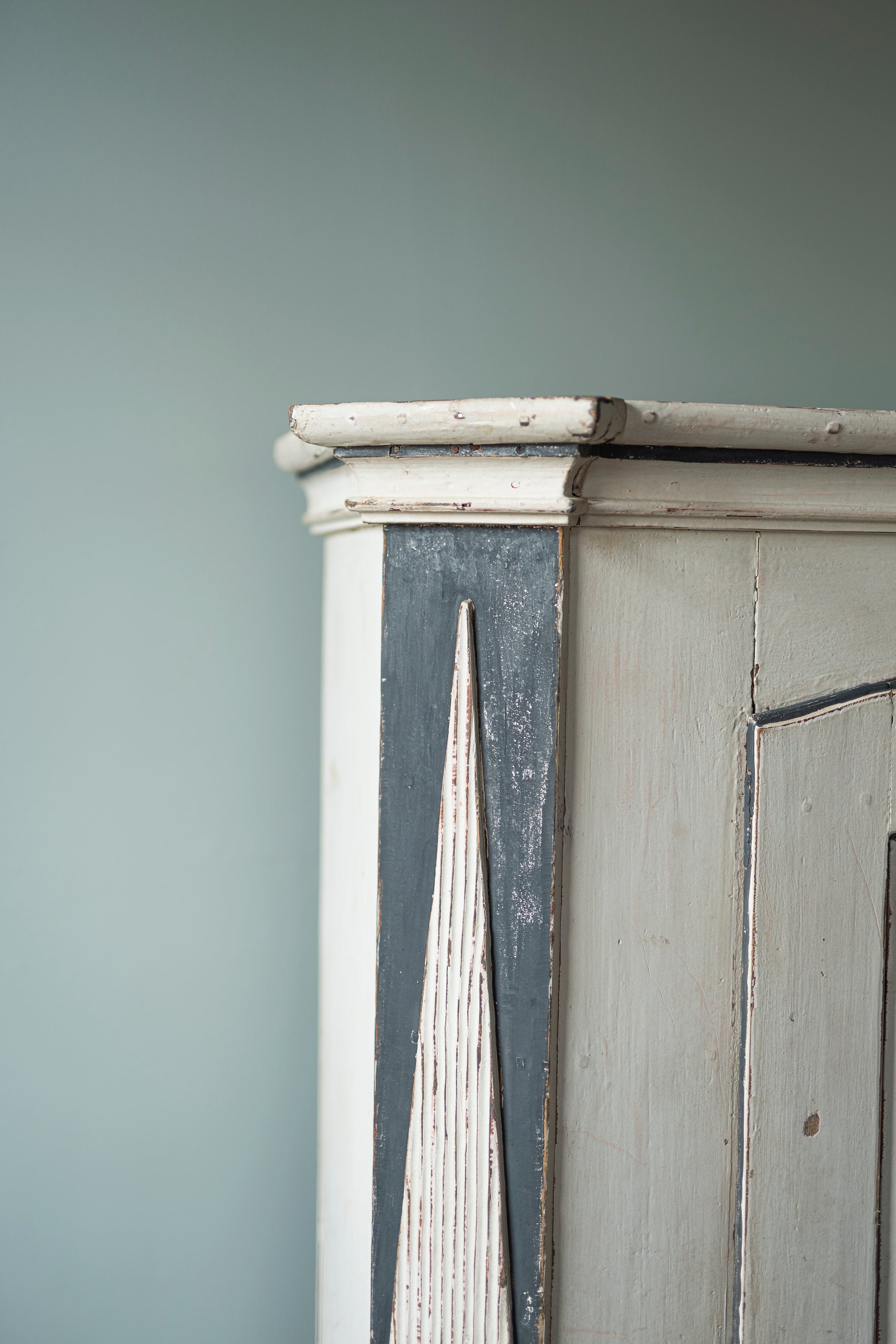 Swedish Painted Armoire