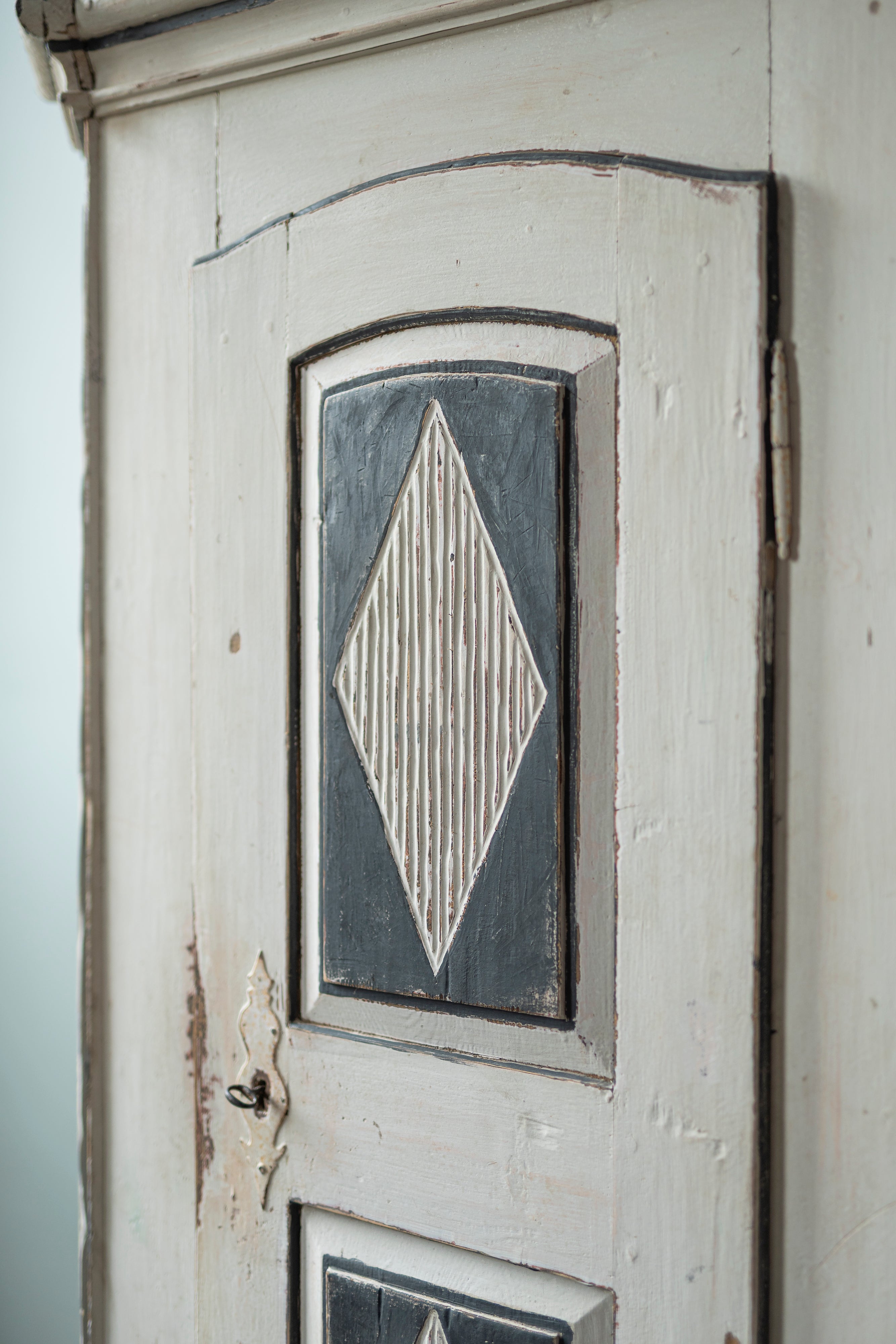 Swedish Painted Armoire