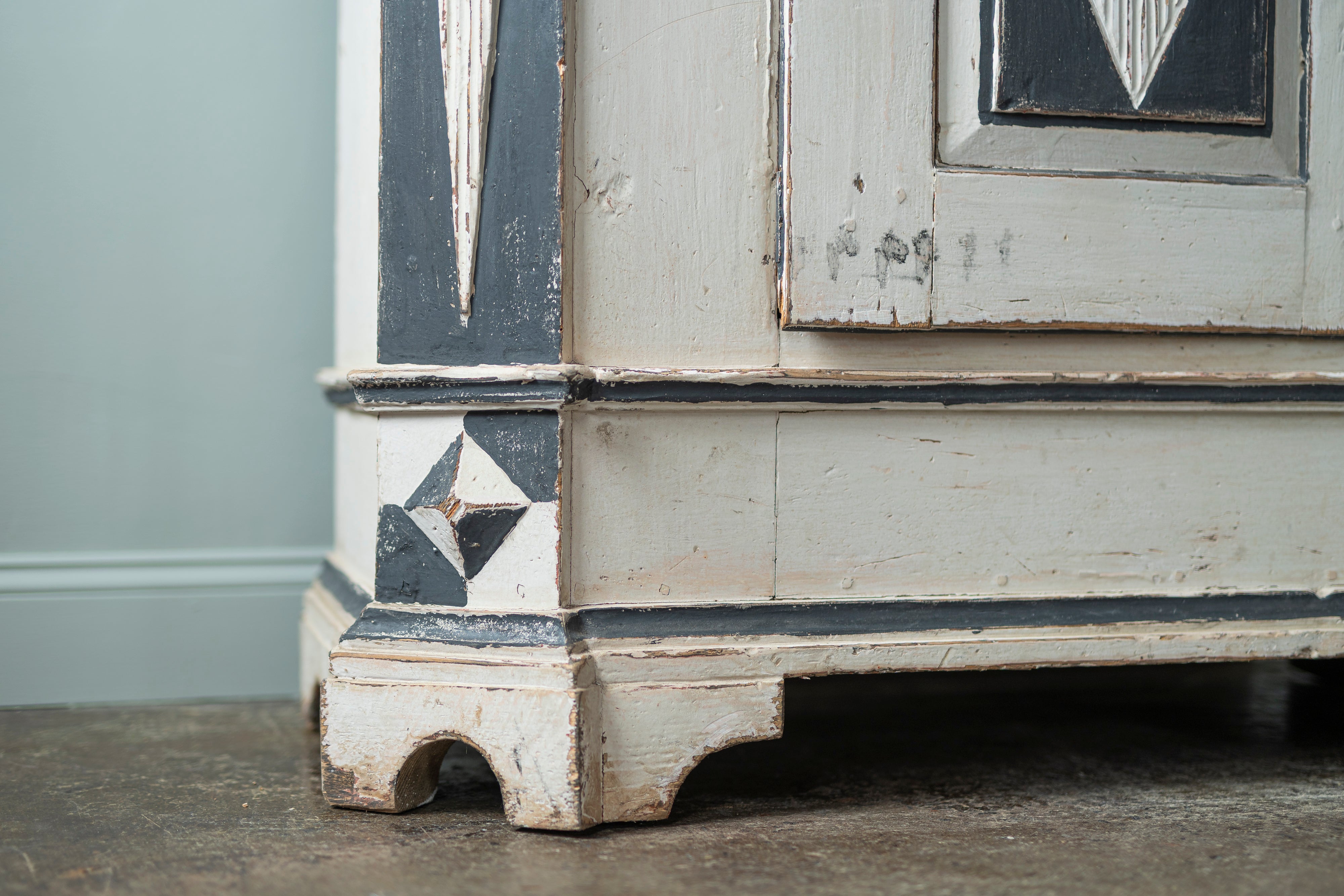 Swedish Painted Armoire