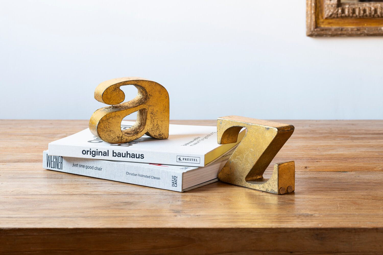 Curtis Jere Gilt A Z Bookends