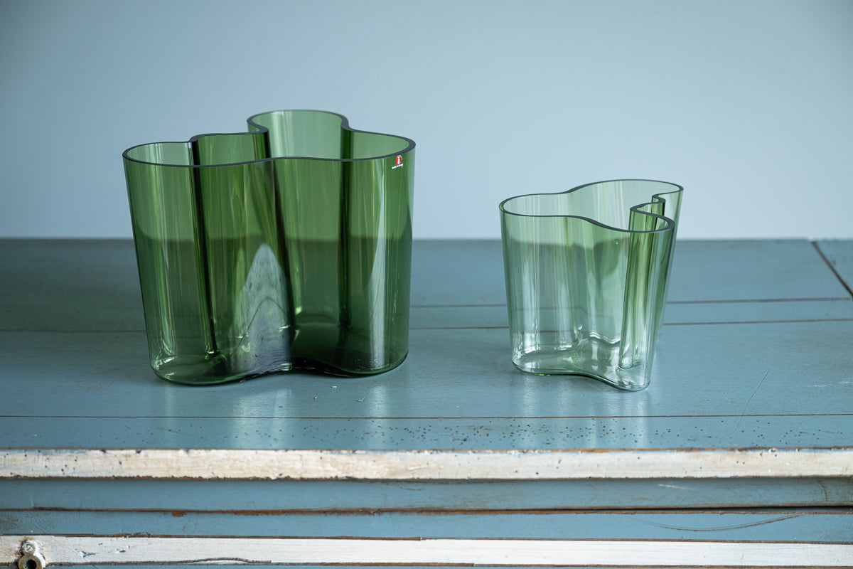 Alvar Alto Green Vases