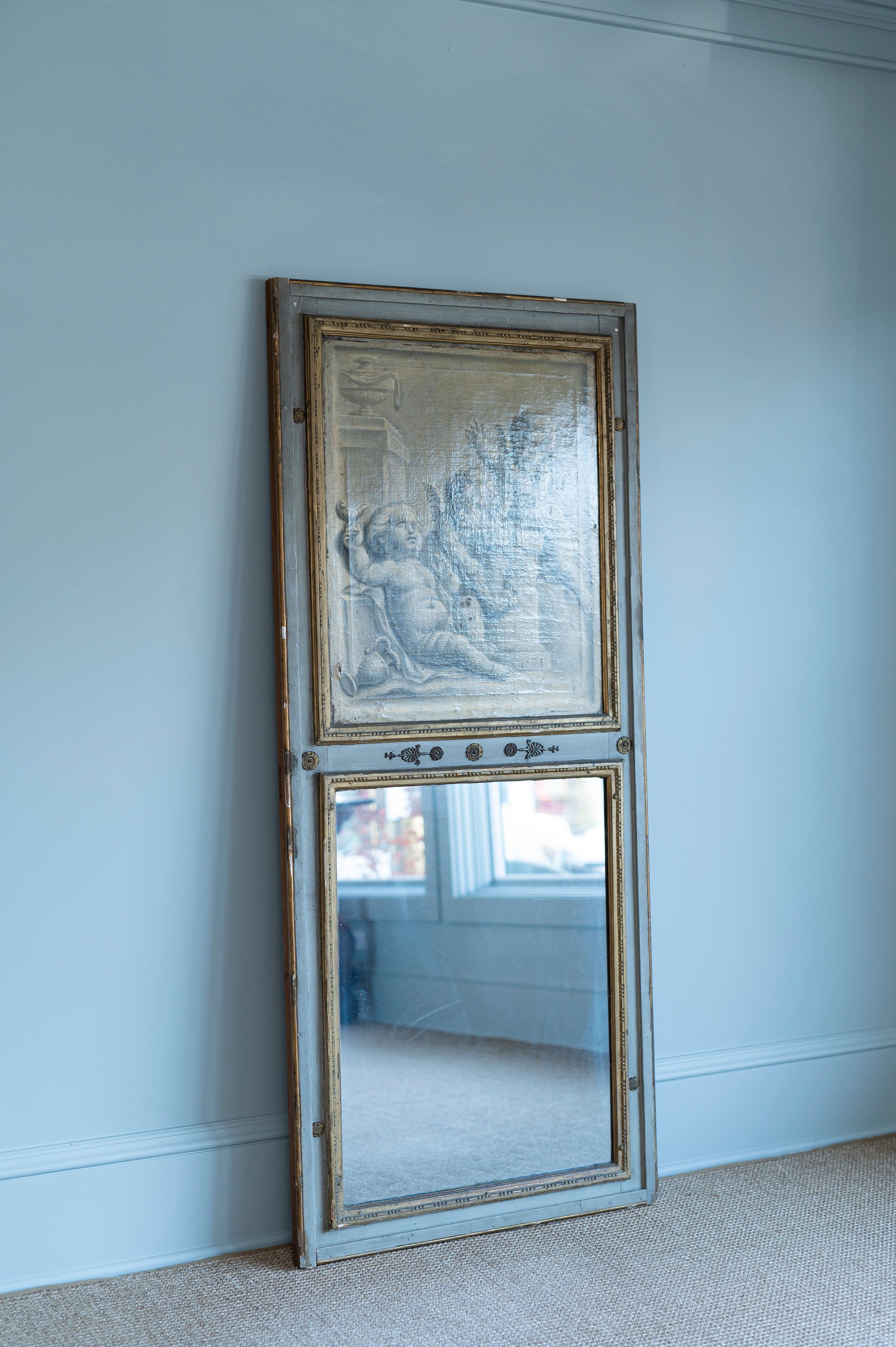 French Trumeau Mirror