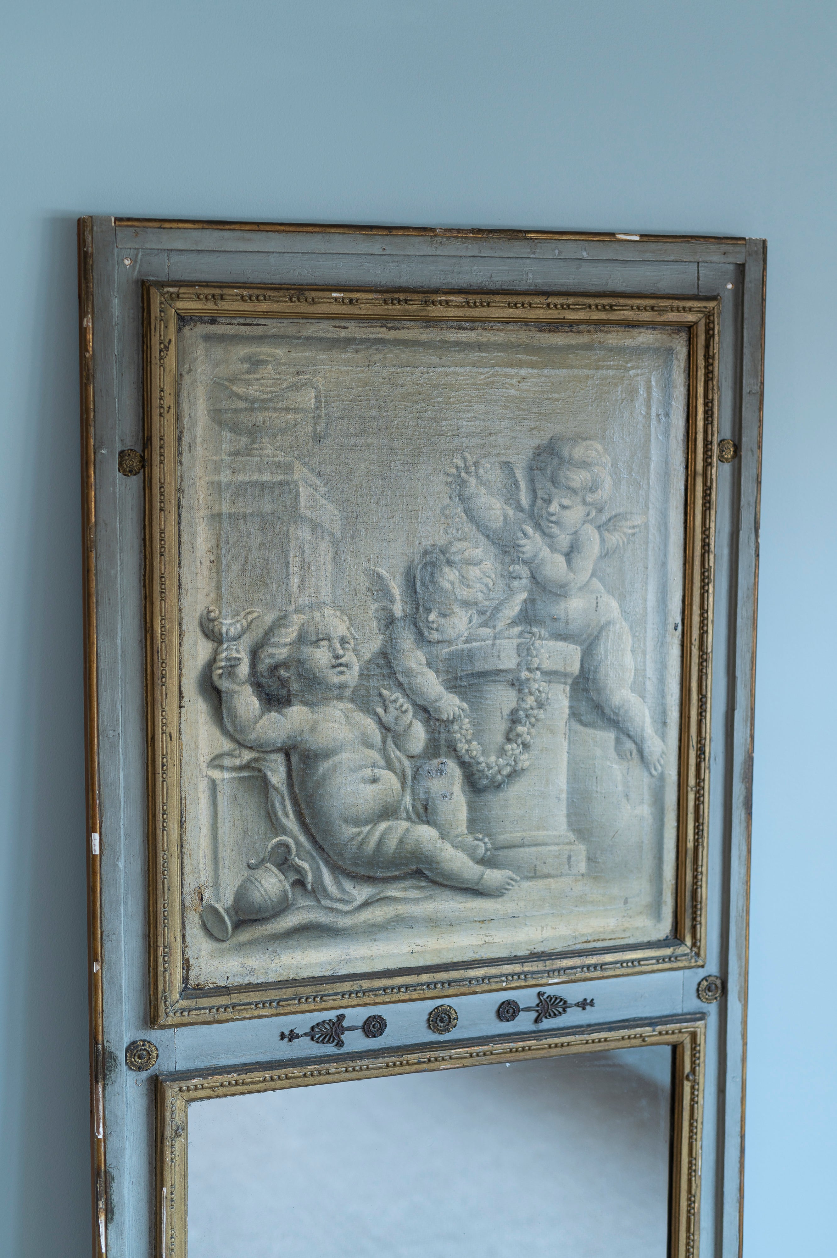 French Trumeau Mirror