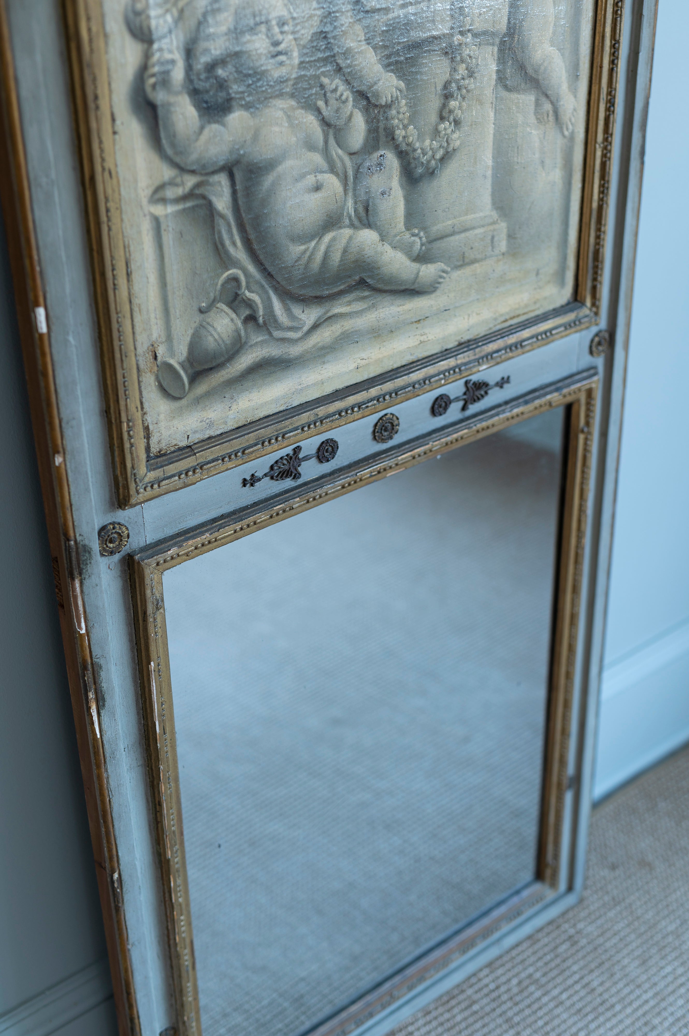 French Trumeau Mirror
