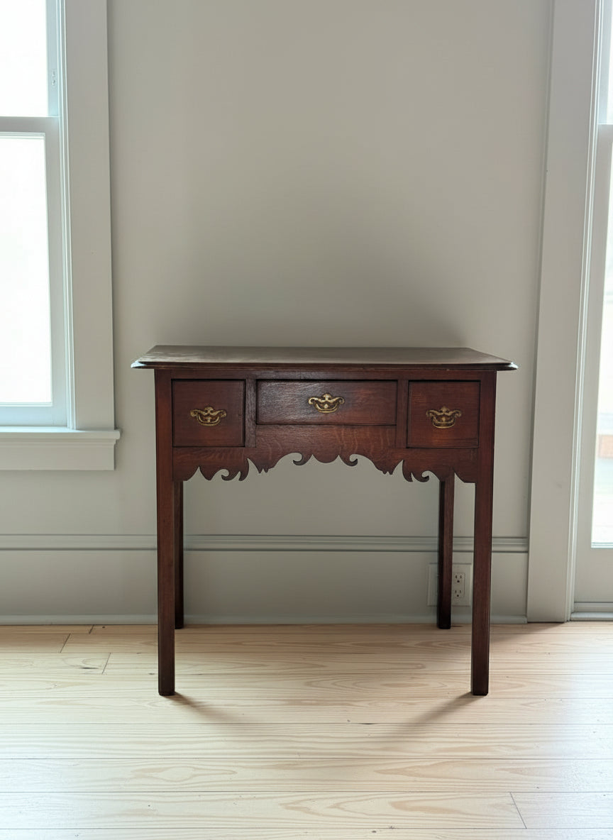Antique Small Table with Drawers