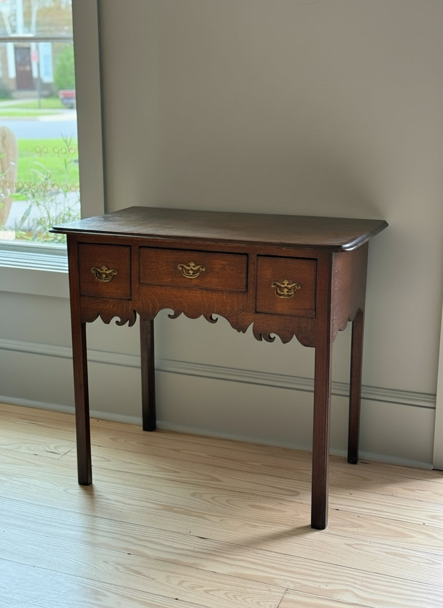 Antique Small Table with Drawers