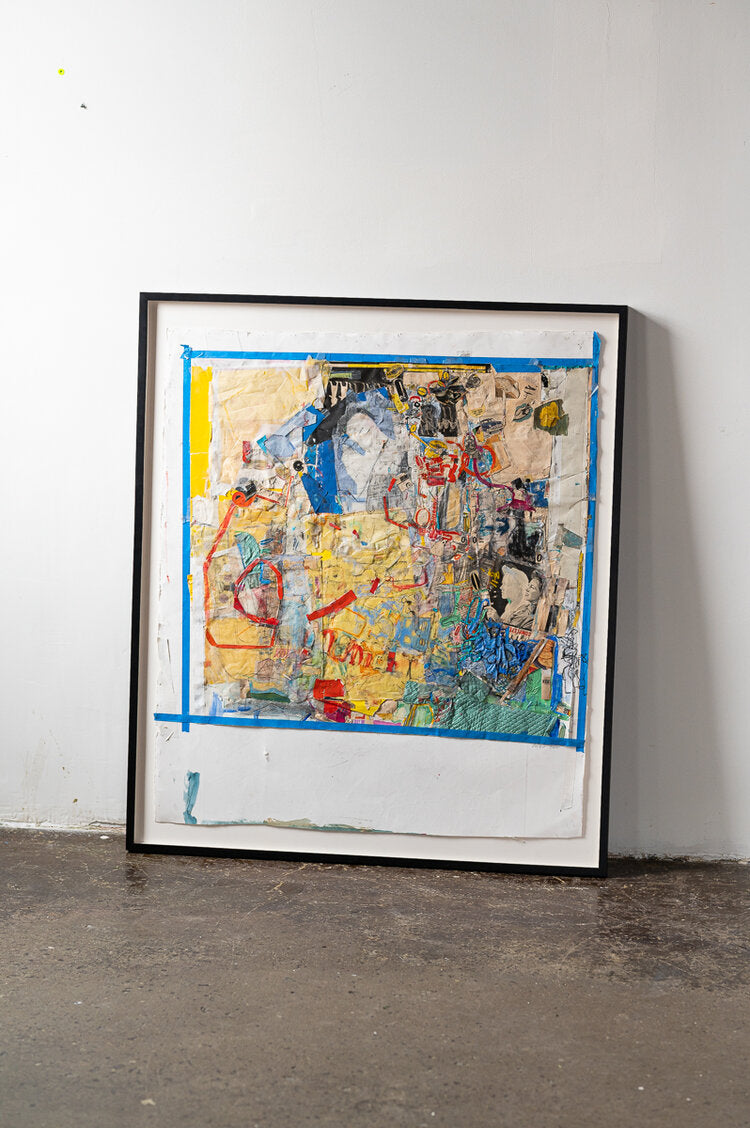 Claudia Renfro Mixed Media Black Frame Large