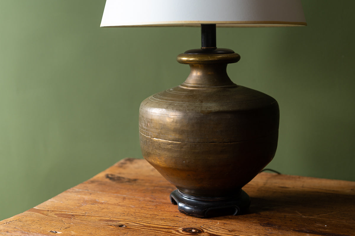 Mid Century Brass Lamp