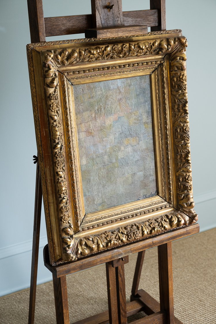 French Abstract Oil Painting