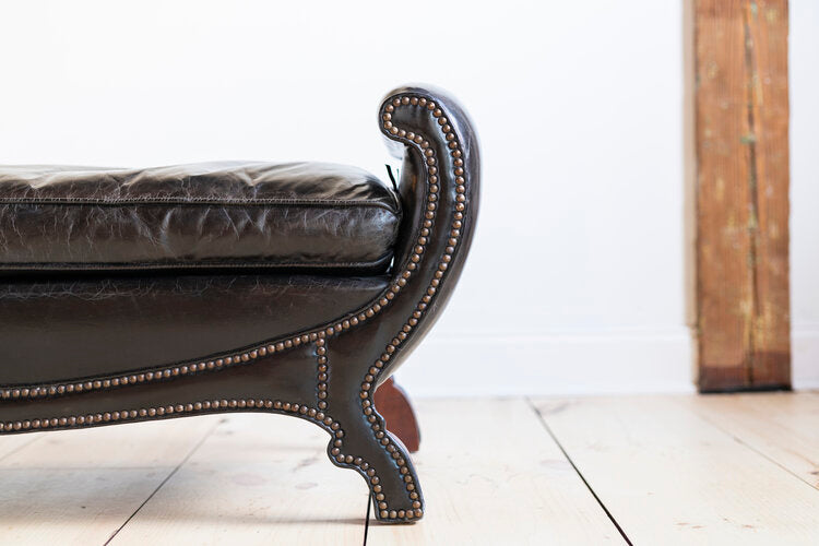 Bench Leather French Empire Style