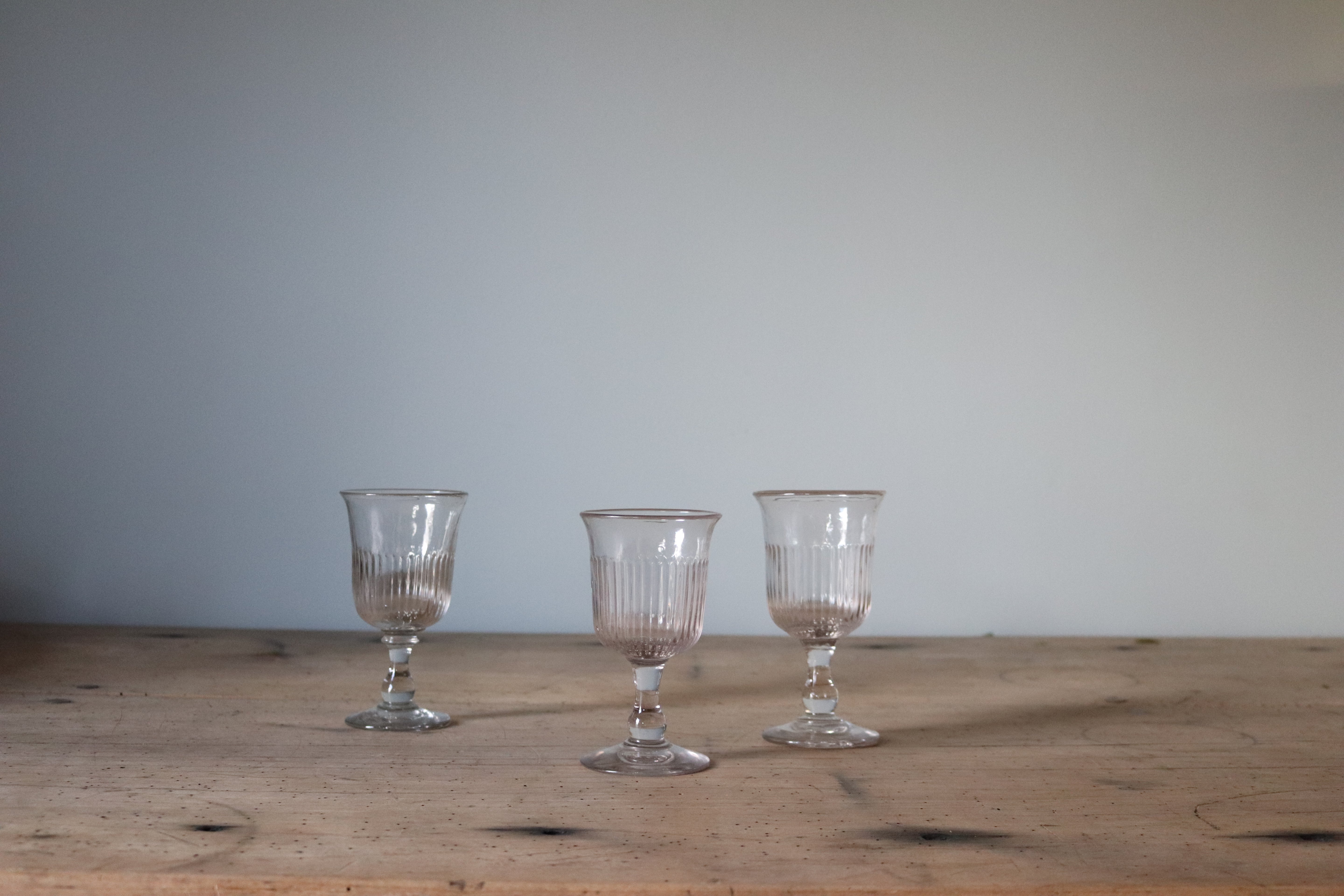 Vintage Wine Glasses, Set of 12