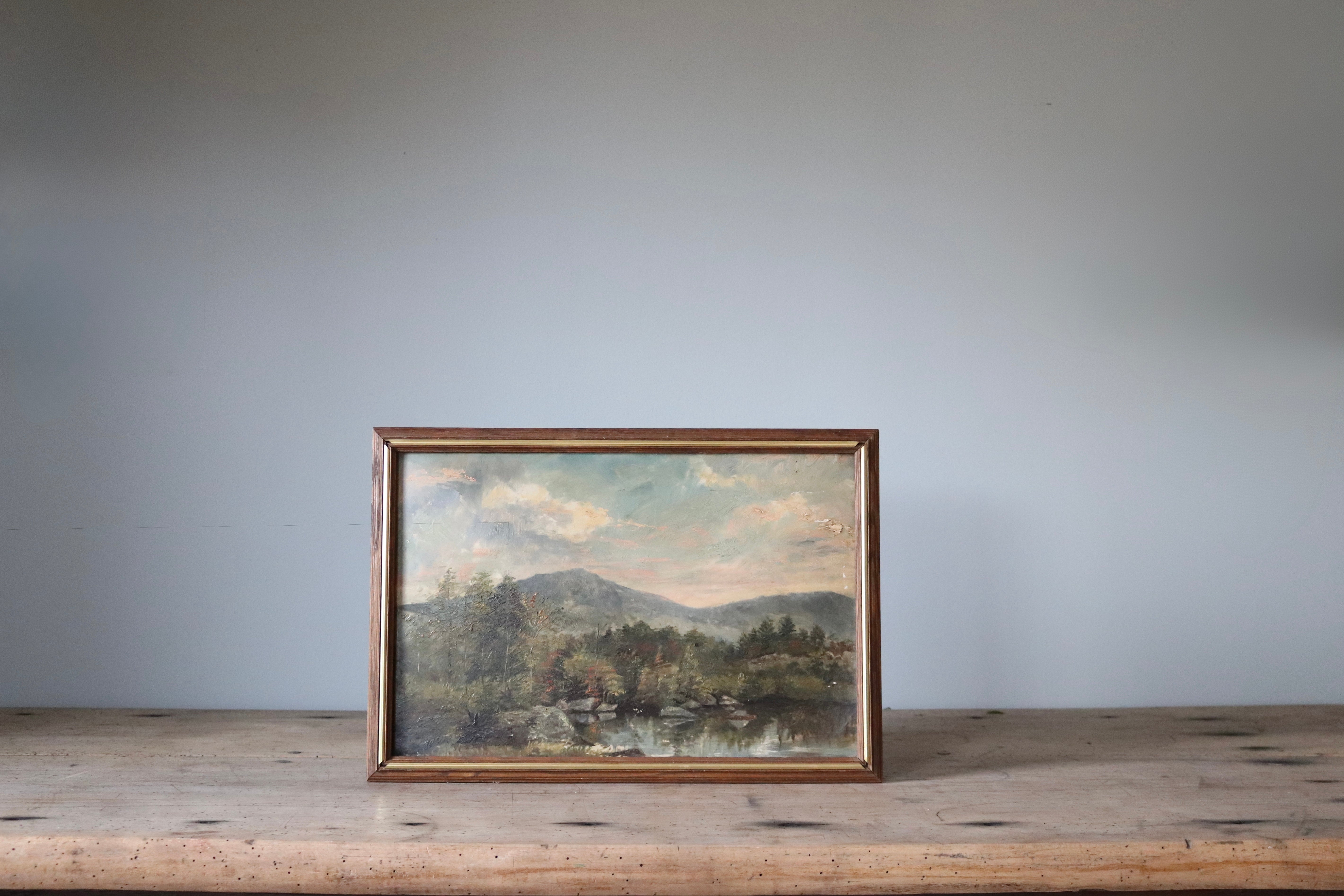 Vintage Small Landscape Painting