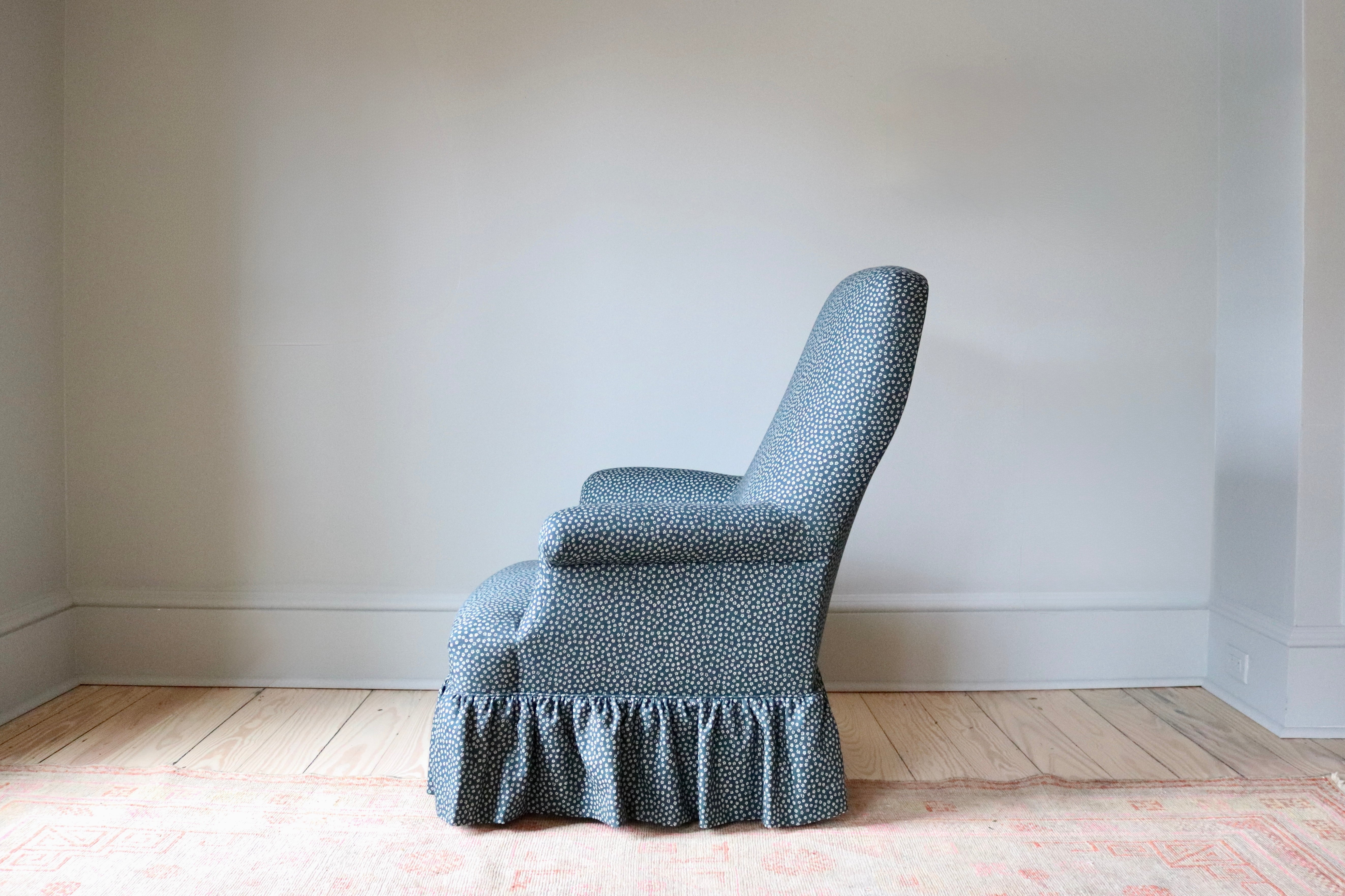 Vintage Chair Re-Upholstered in Robert Kime