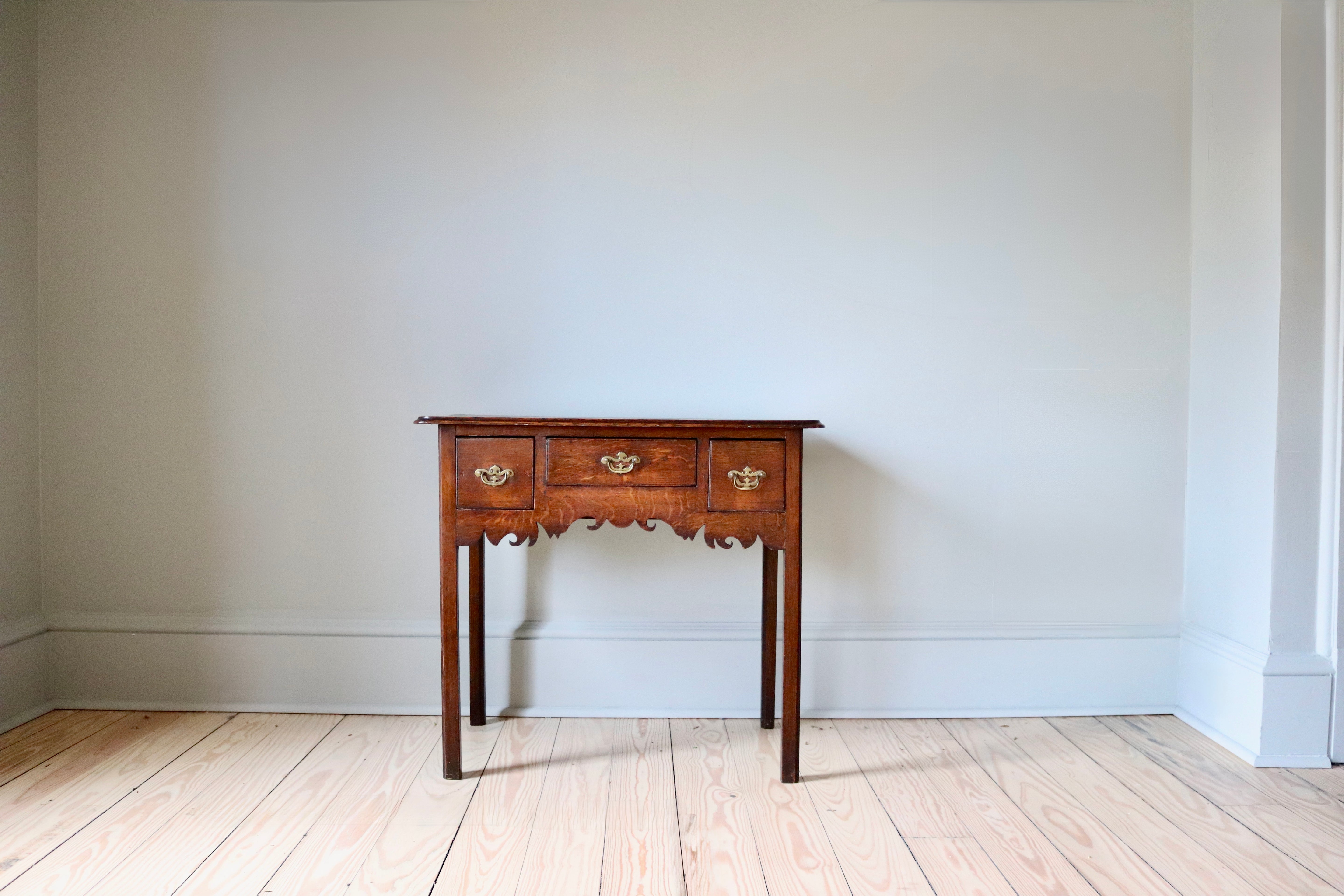 Antique Small Table with Drawers