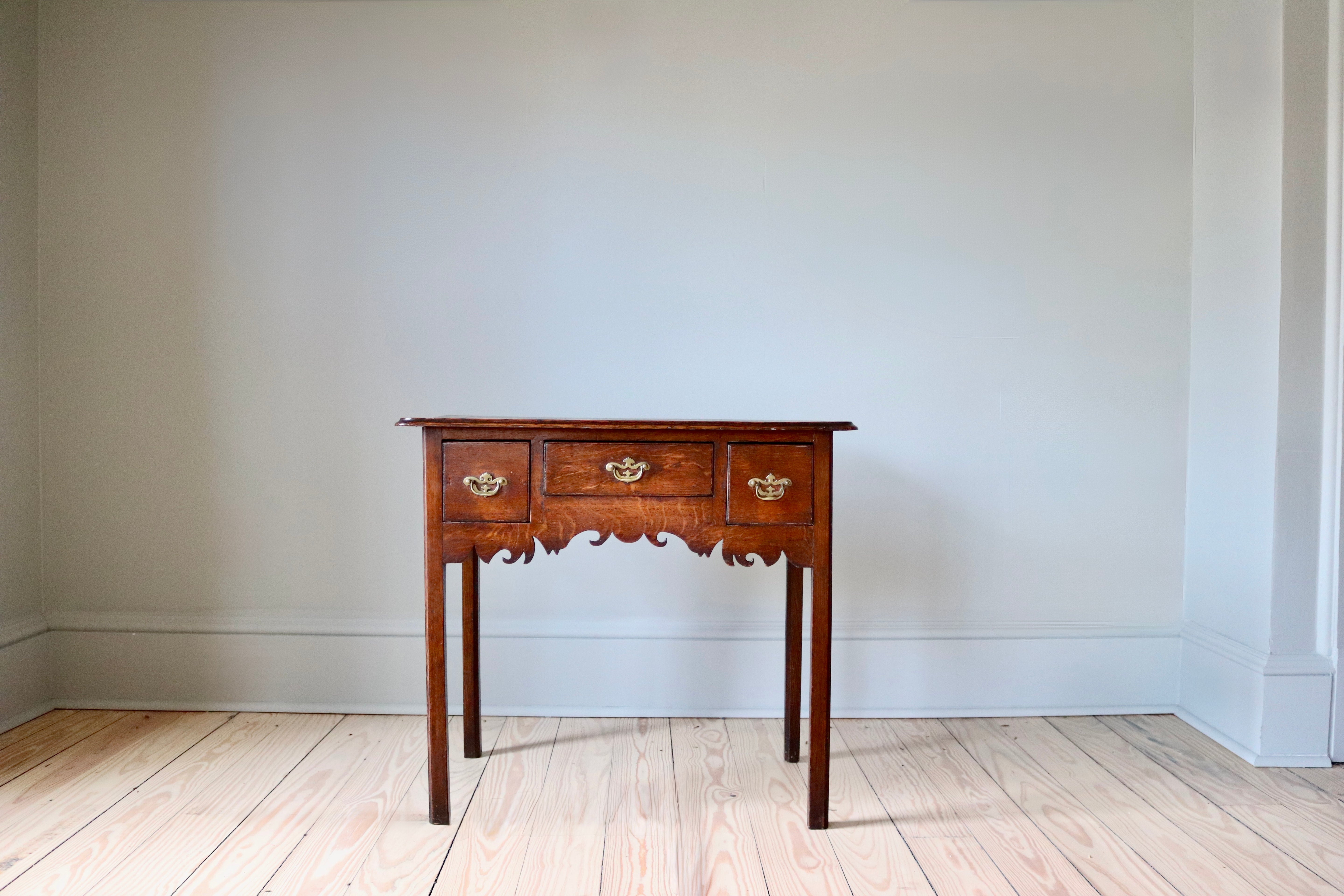 Antique Small Table with Drawers