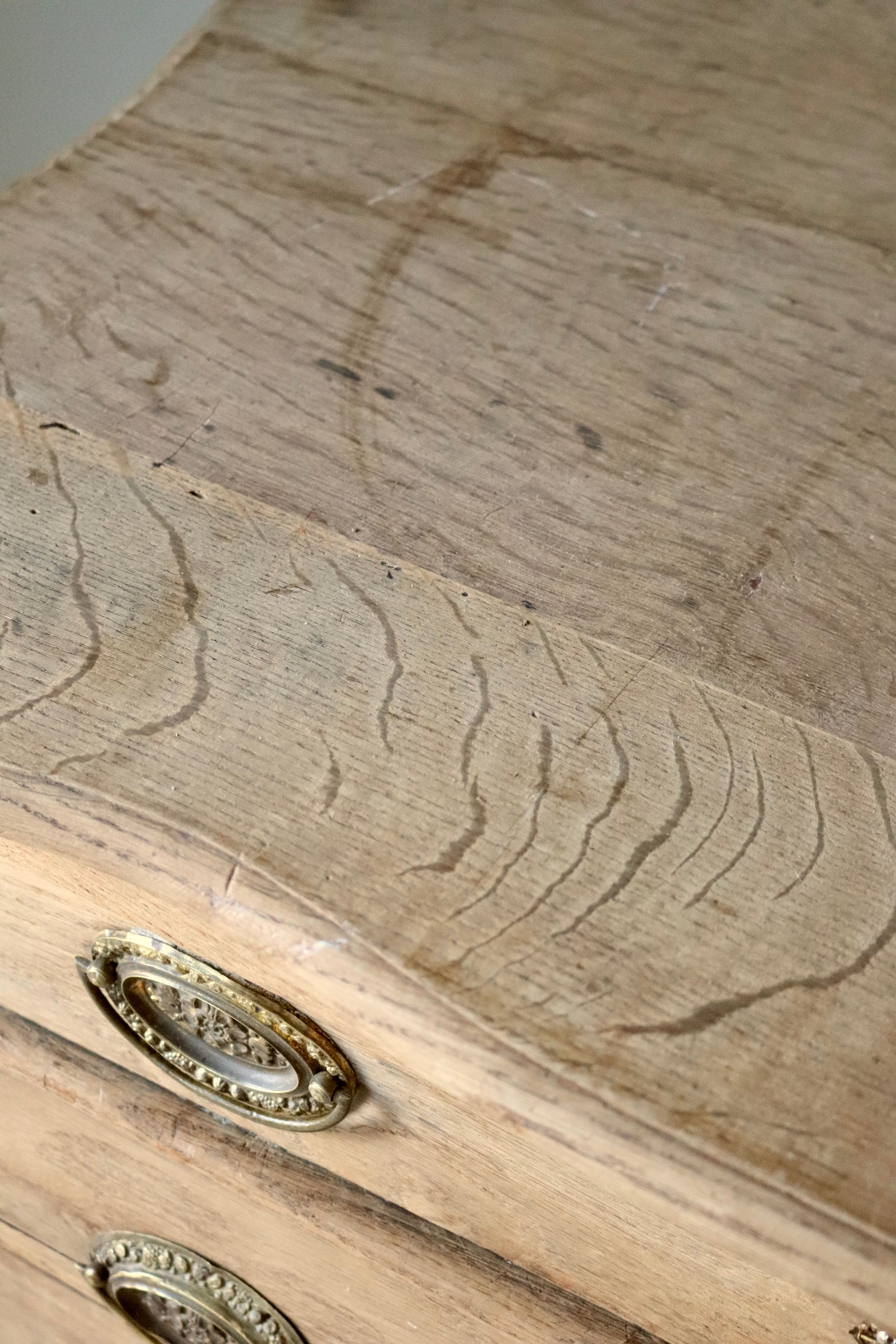Dutch Oak Bombe Chest