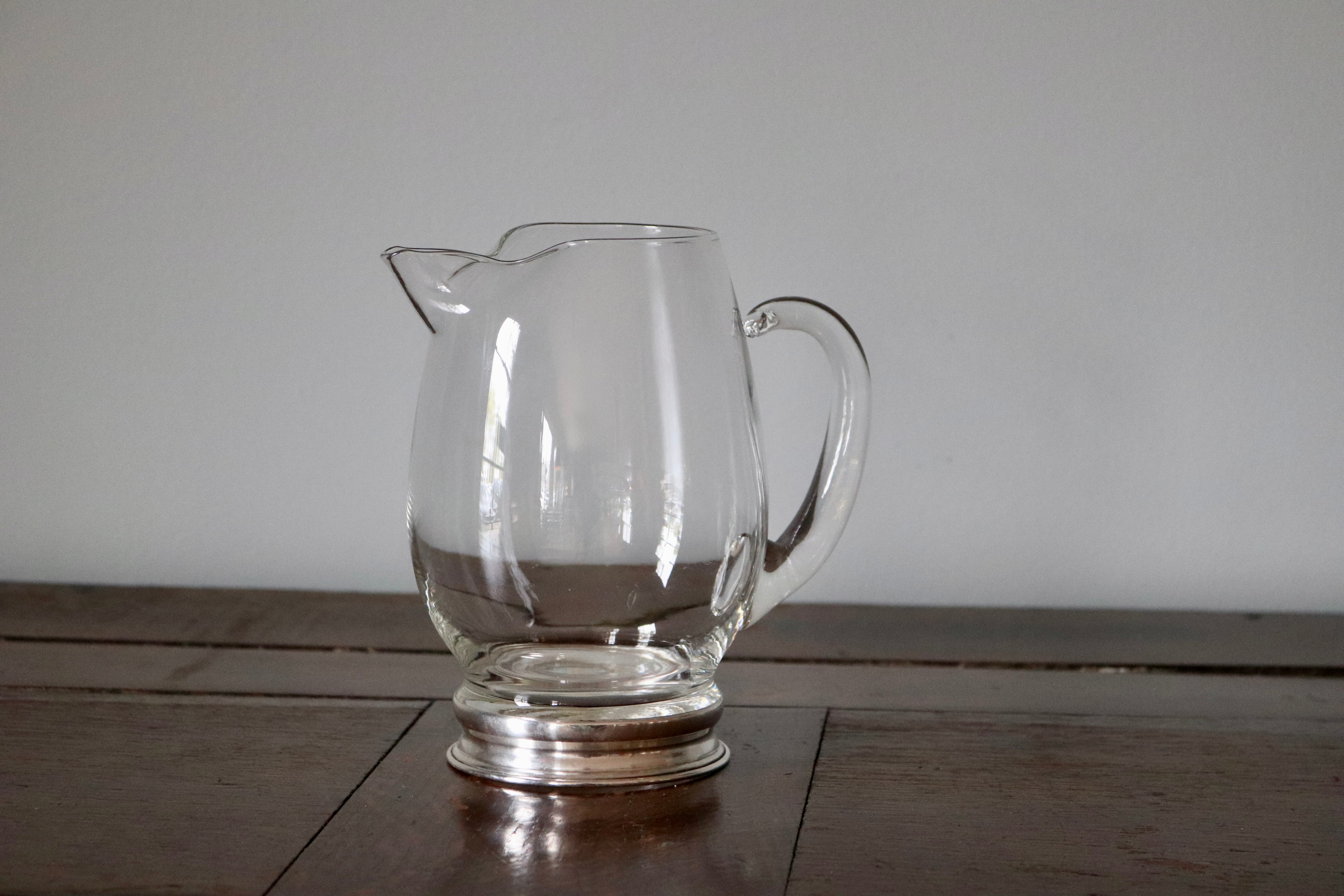 Small Vintage Glass Pitcher