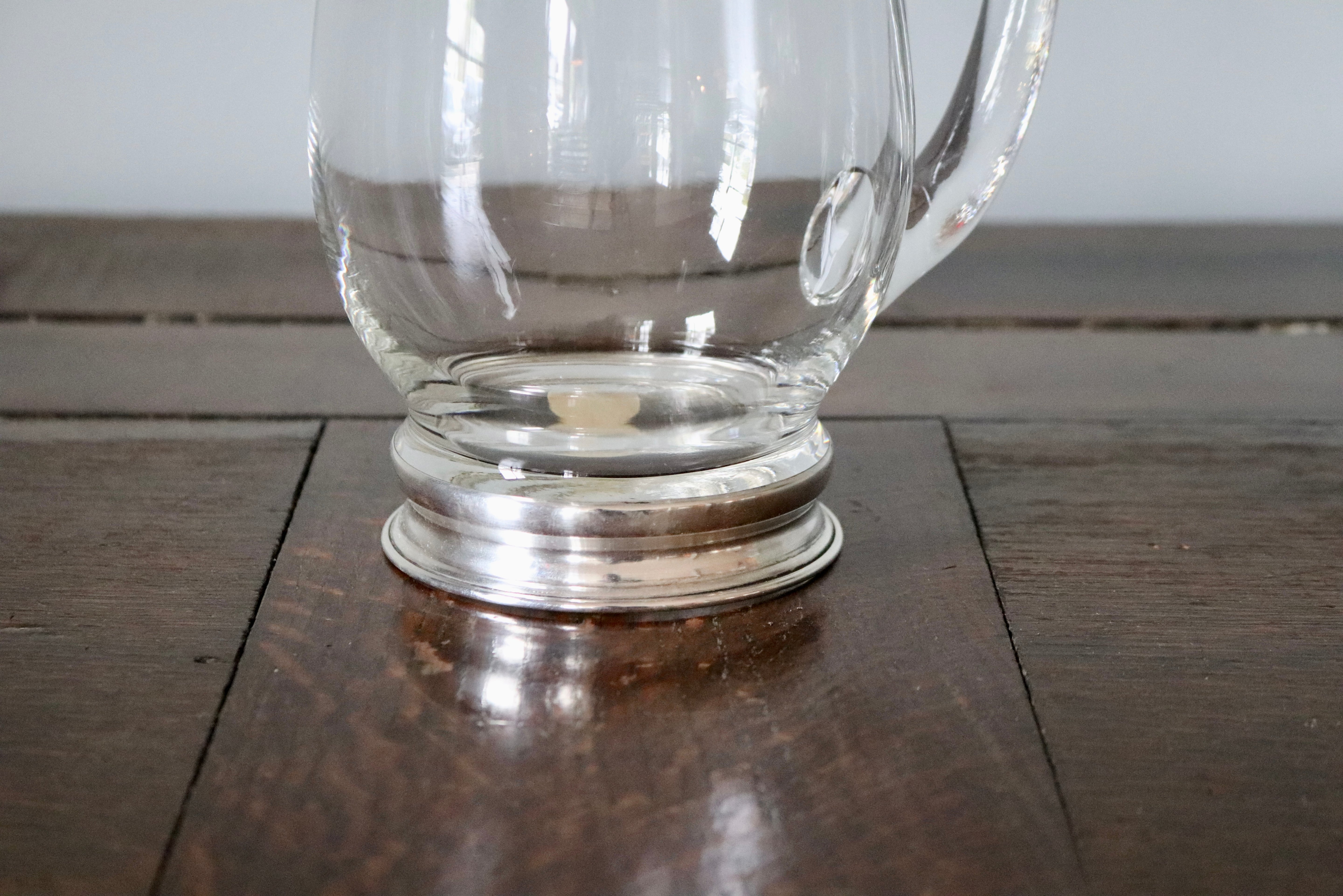 Small Vintage Glass Pitcher