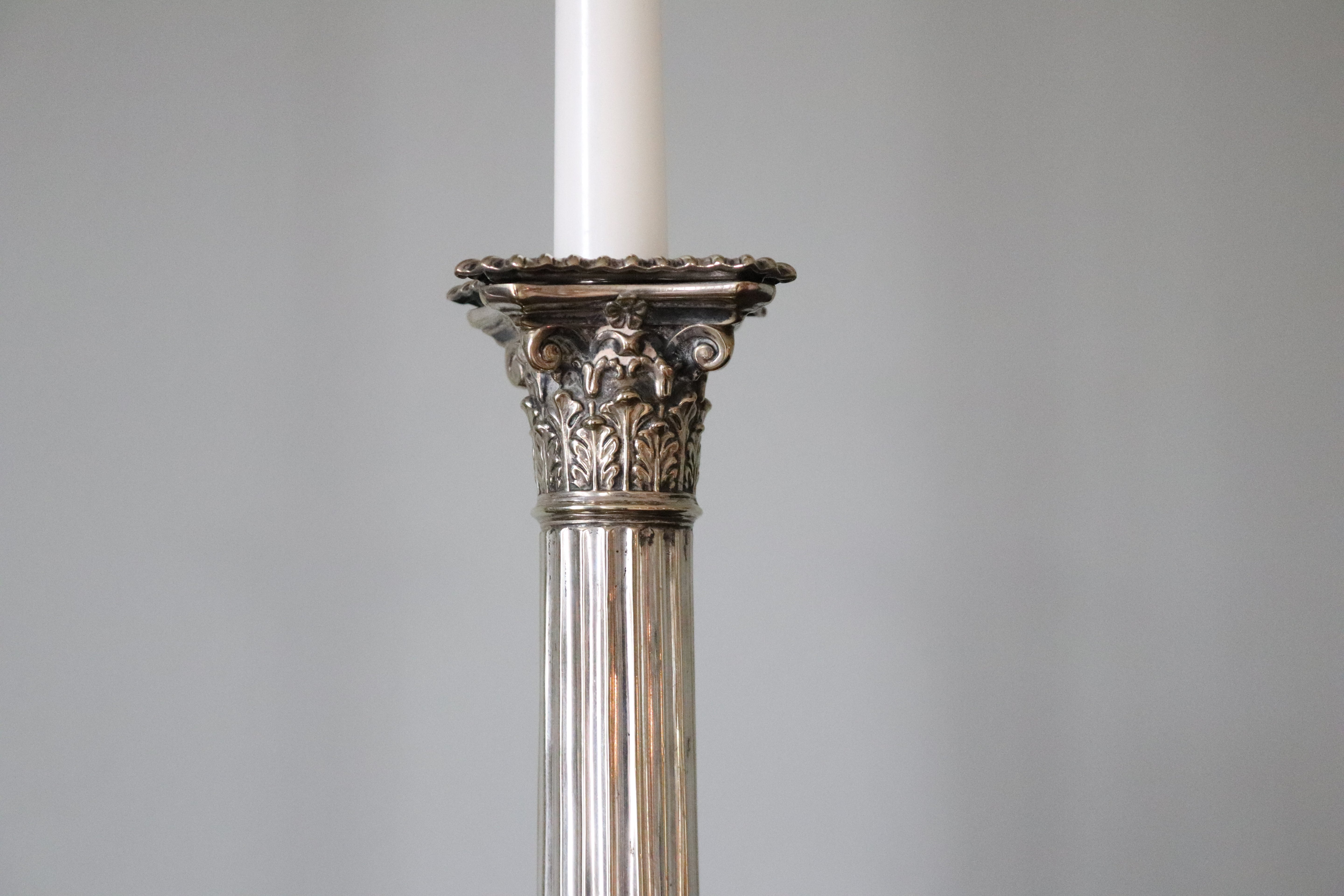 Vintage Silver Plate Candlesticks