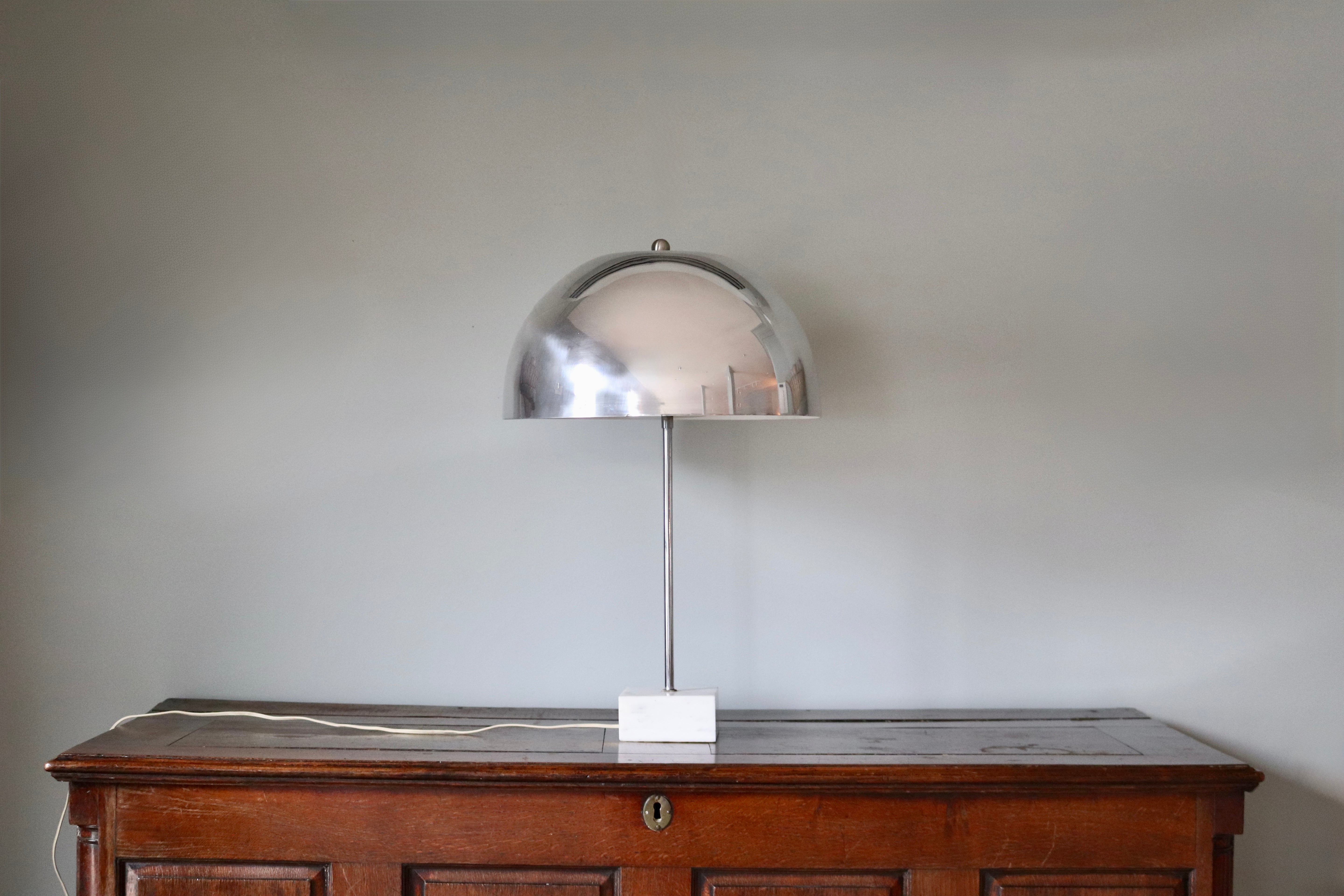 Paul Mayen Chrome Table Lamp