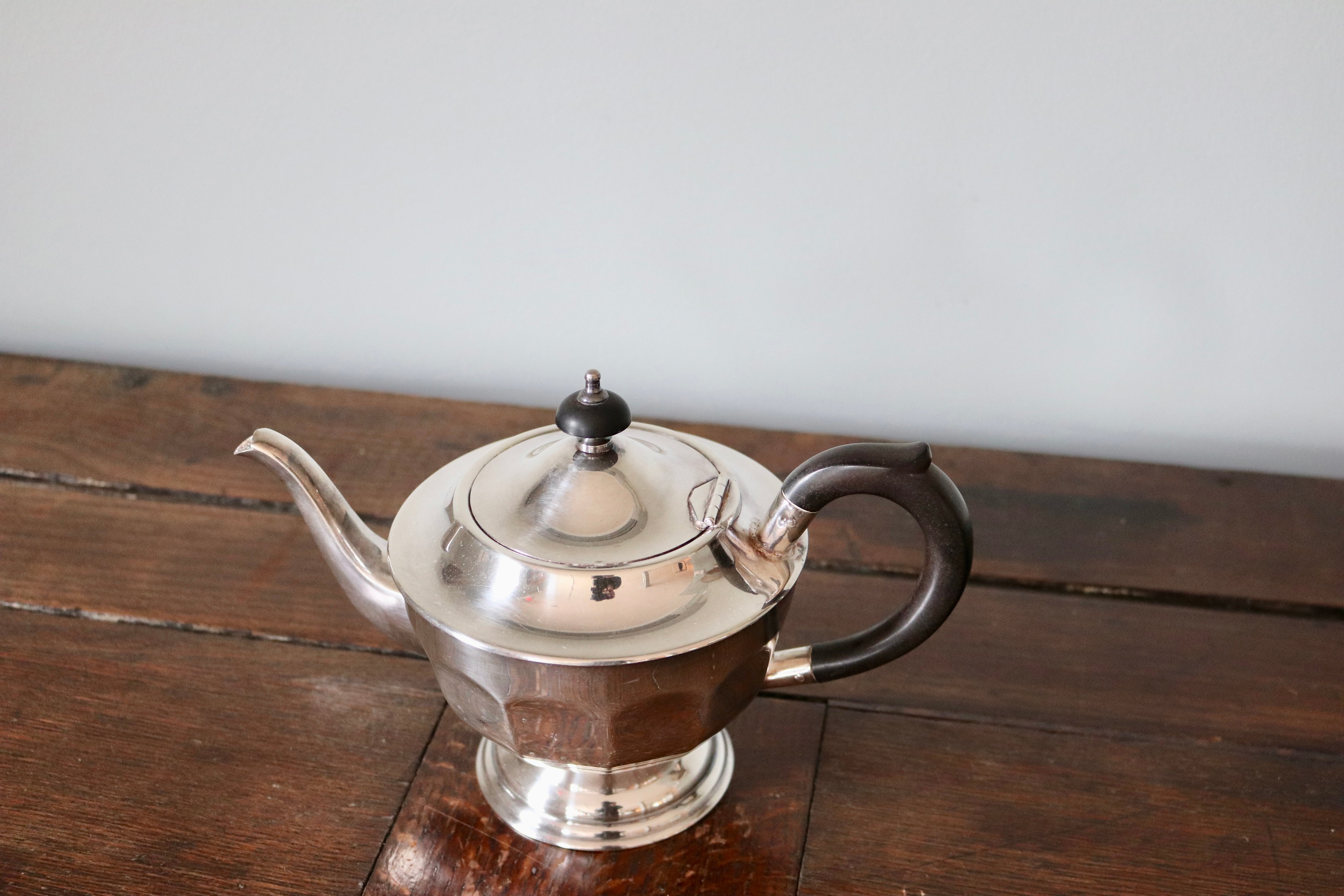 Vintage English Sheffield Tea Pot