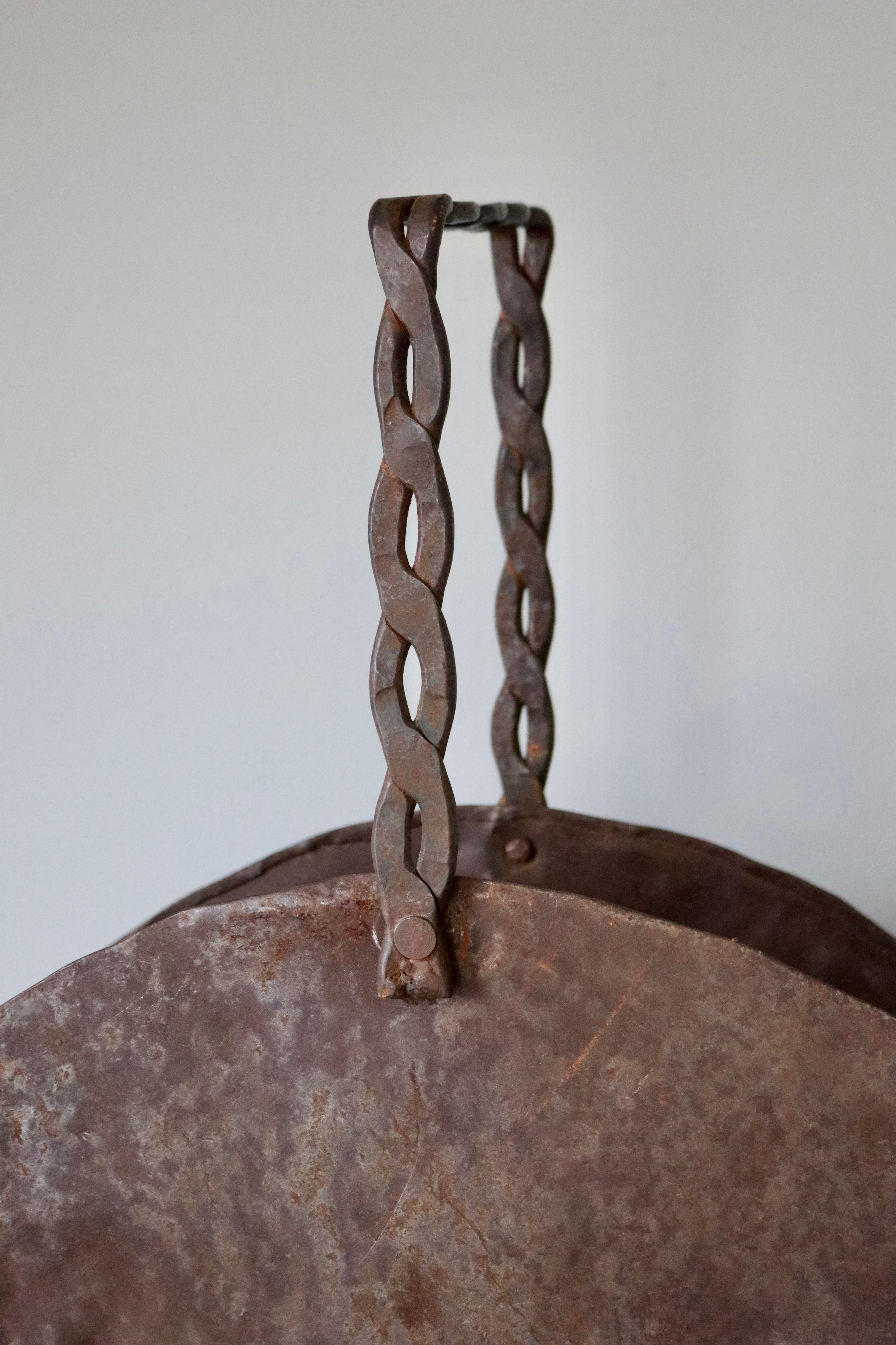 Vintage Iron Basket