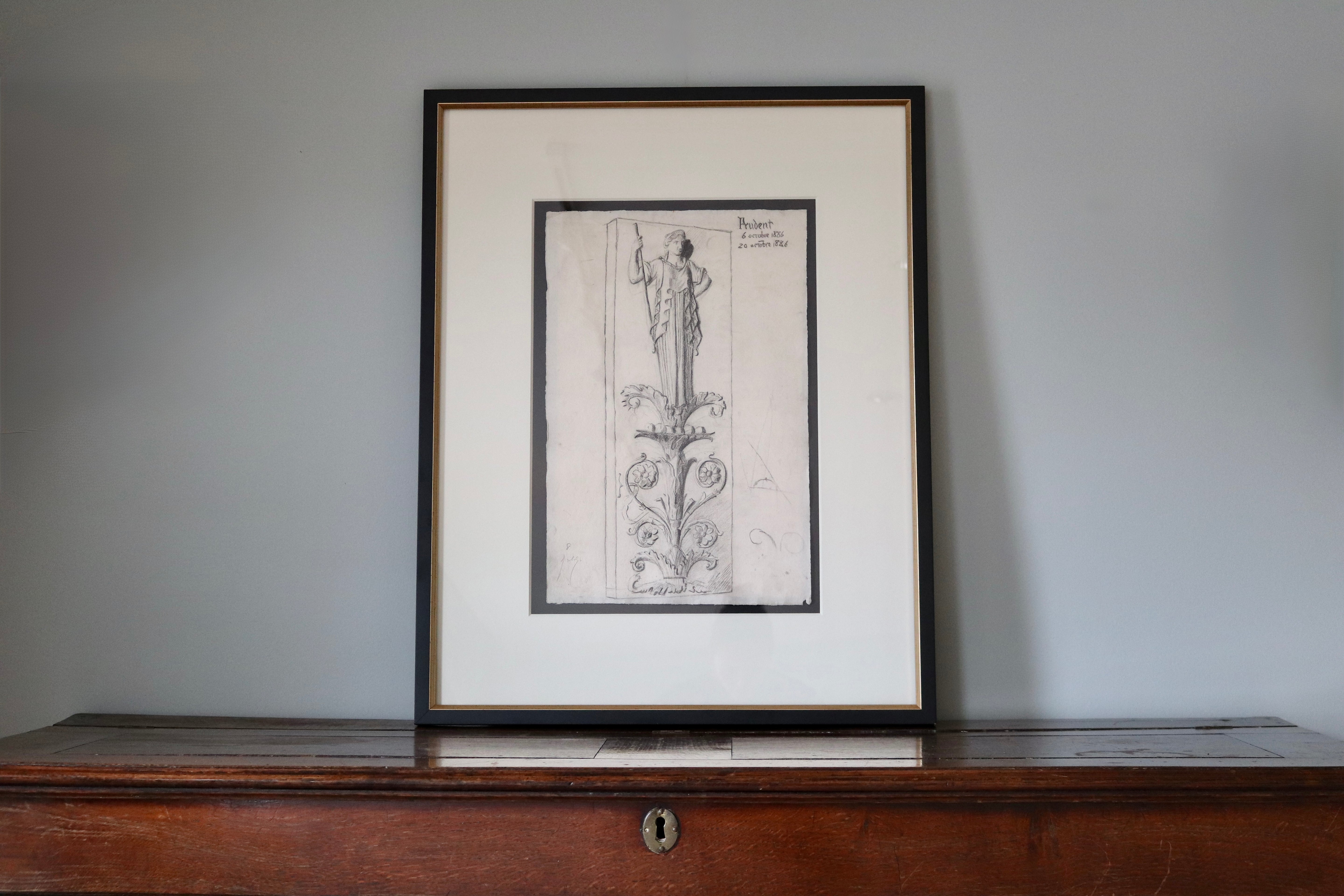 Original Architectural Drawing Vertical