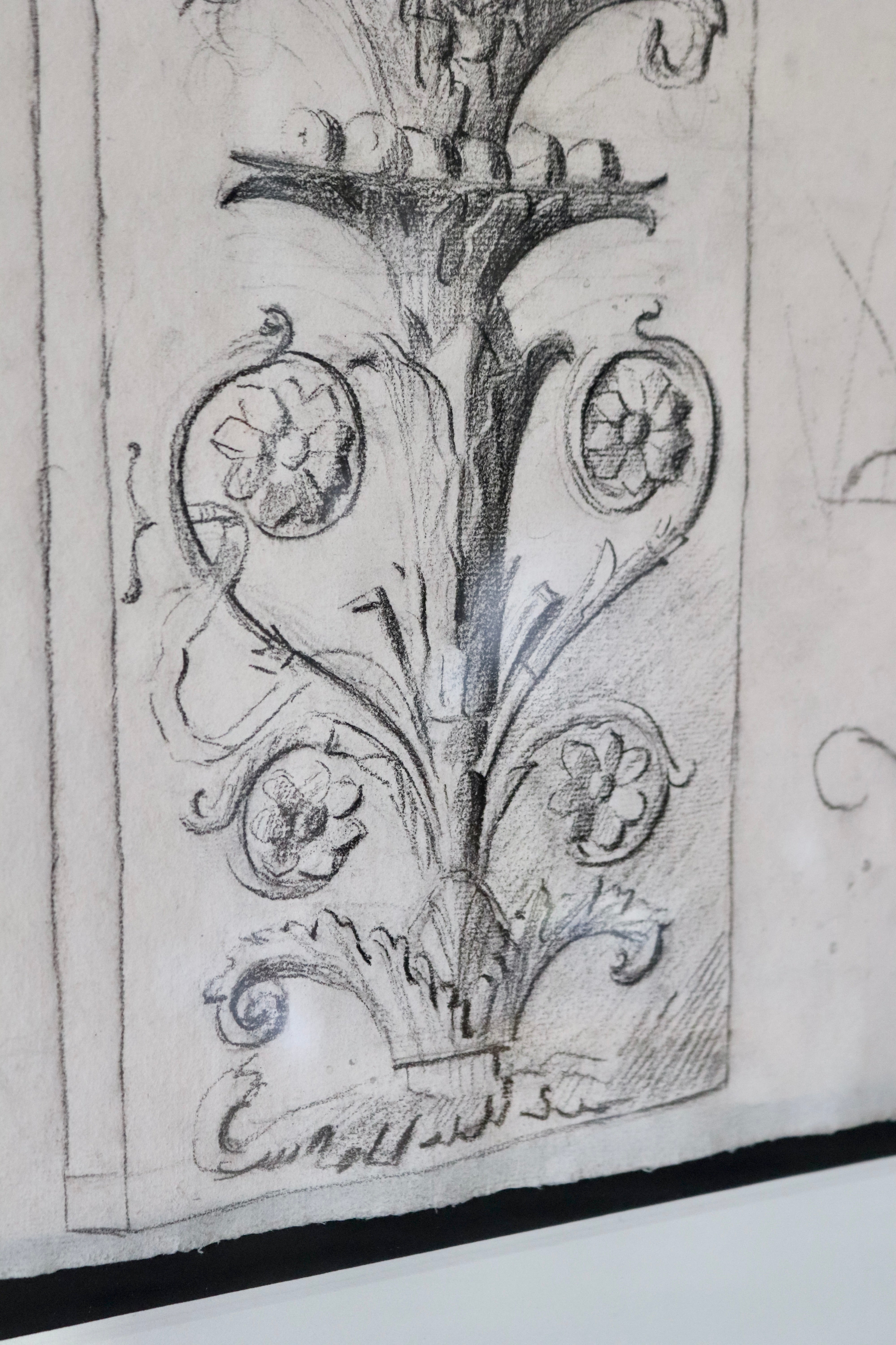 Original Architectural Drawing Vertical