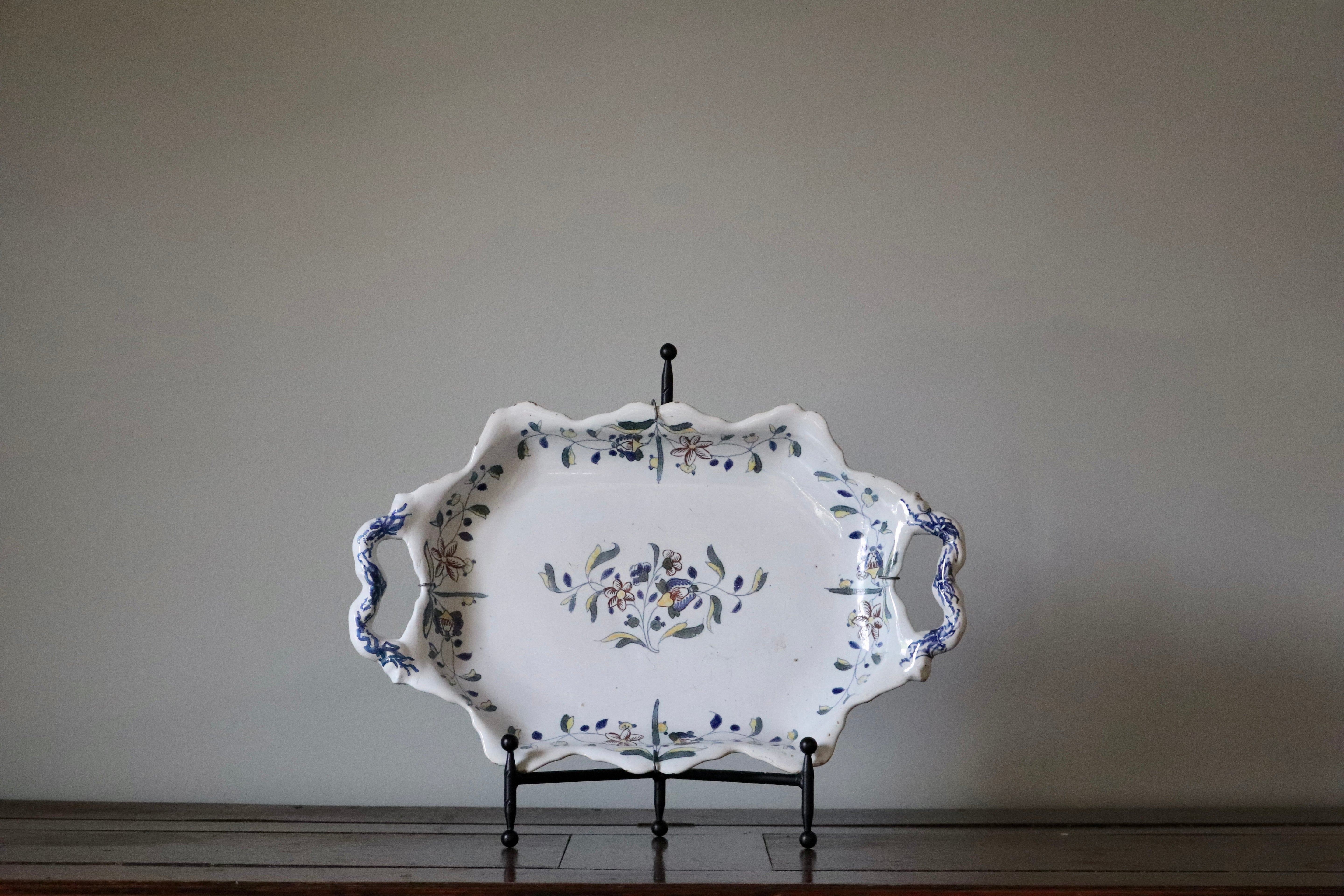 Faience Tray
