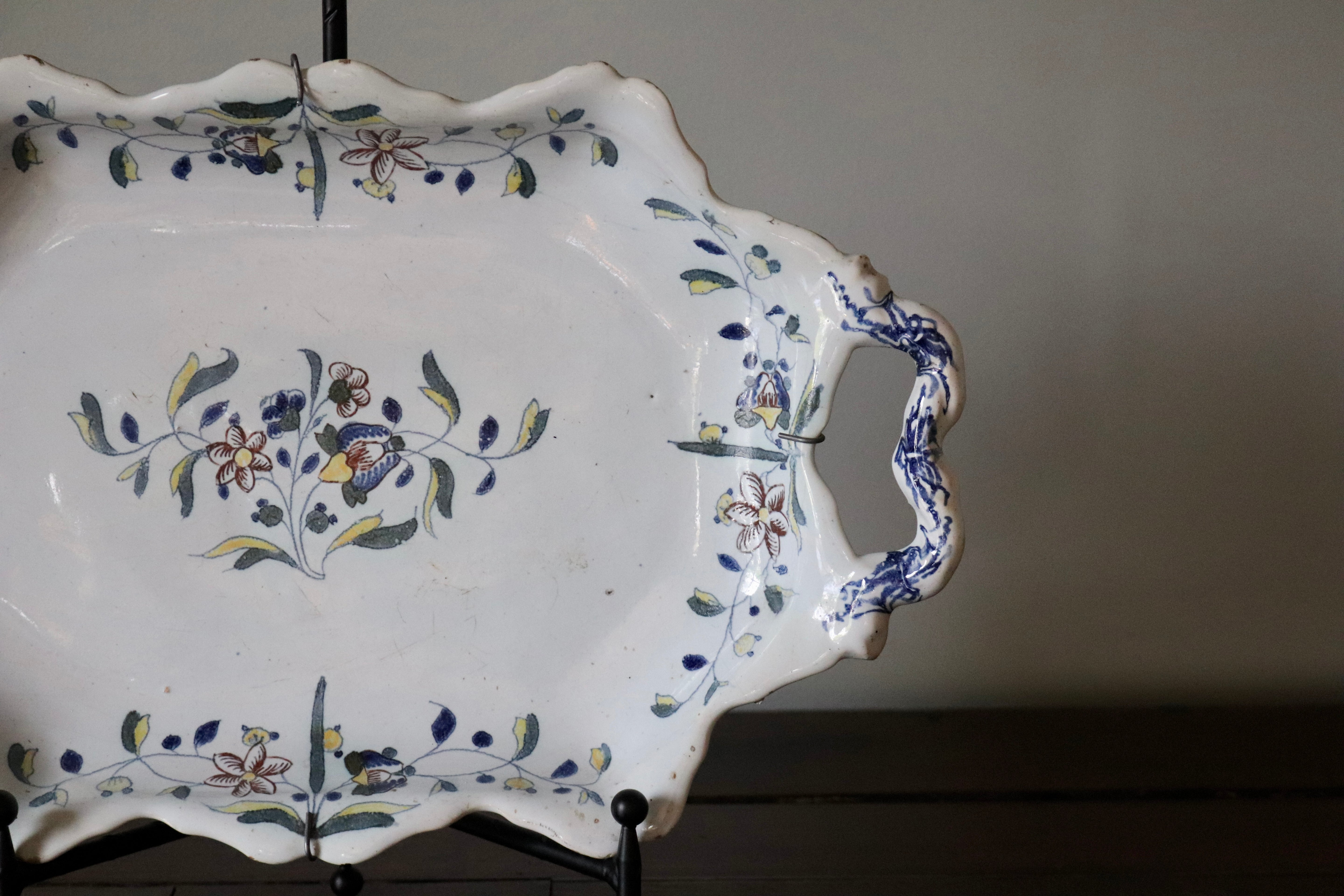 Faience Tray