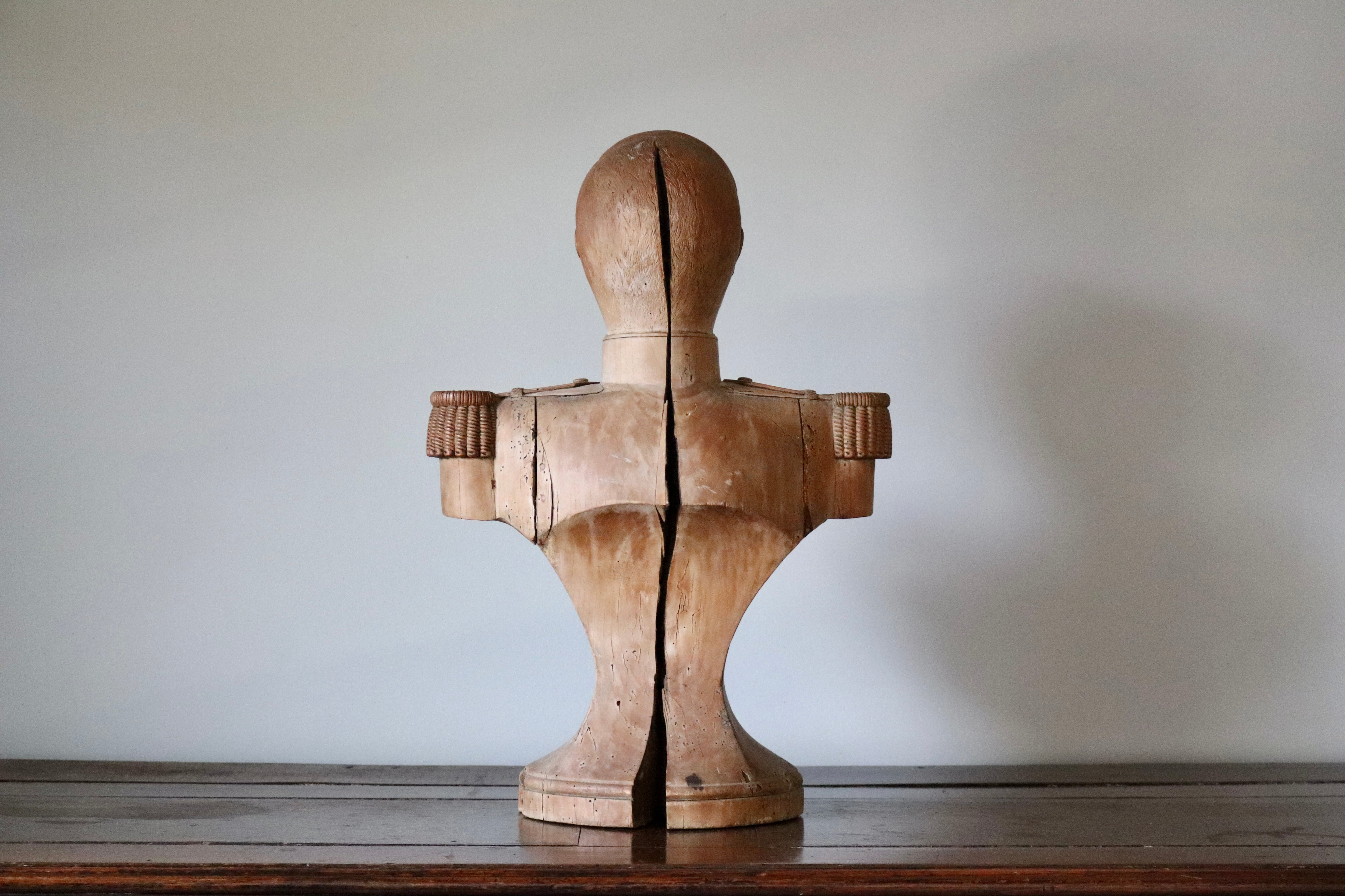 Carved Wooden Bust