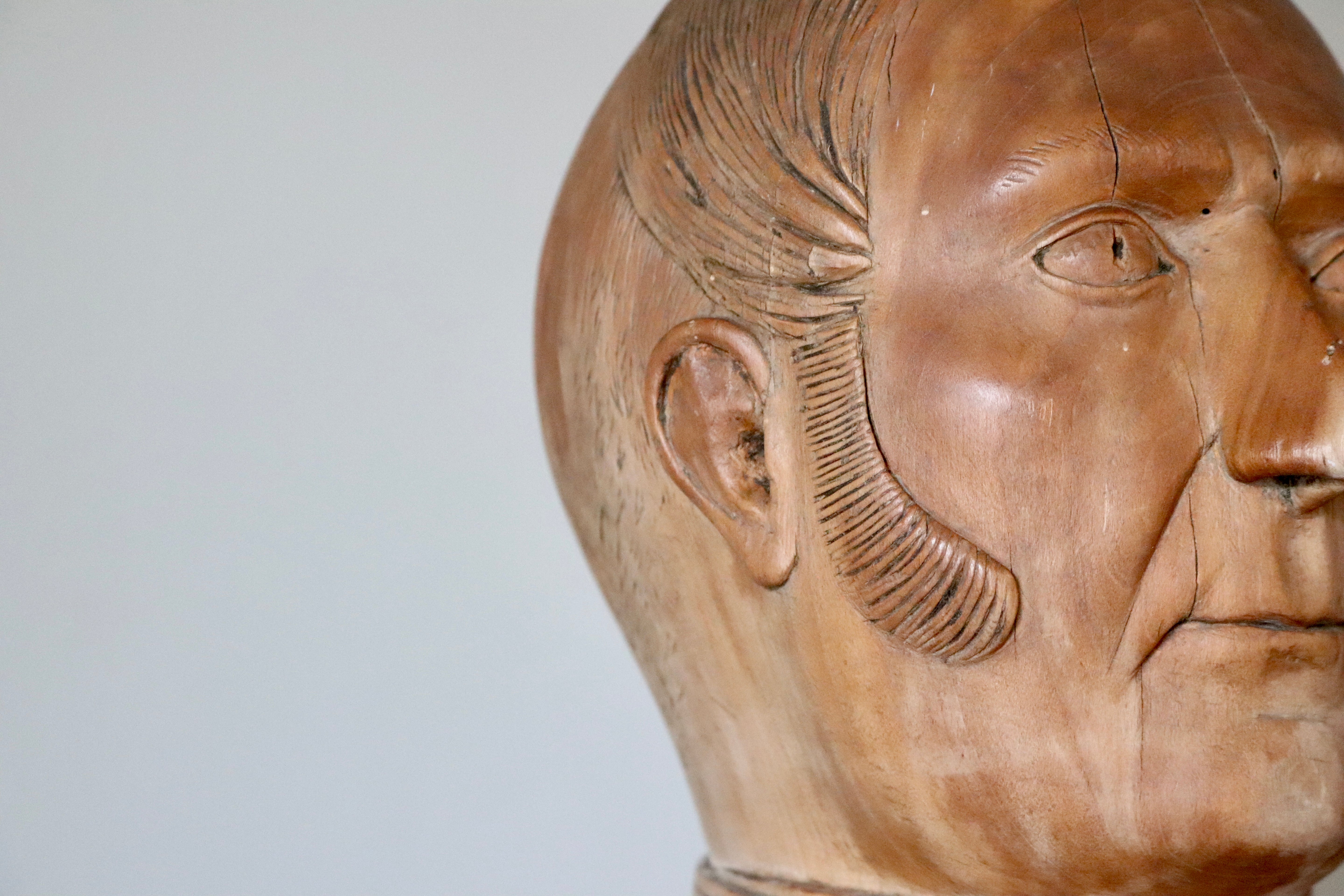 Carved Wooden Bust