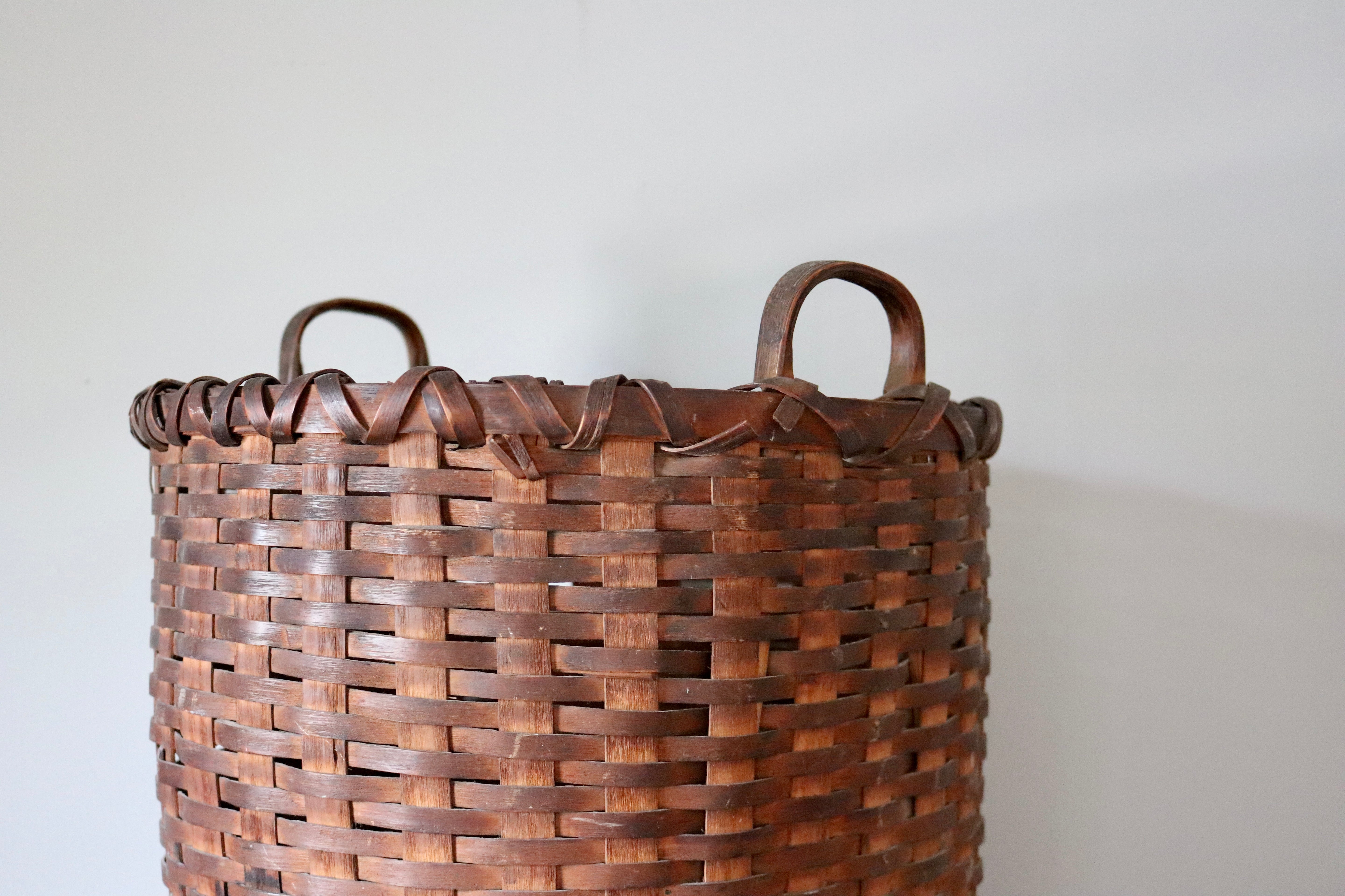 Tall Oak Split Basket