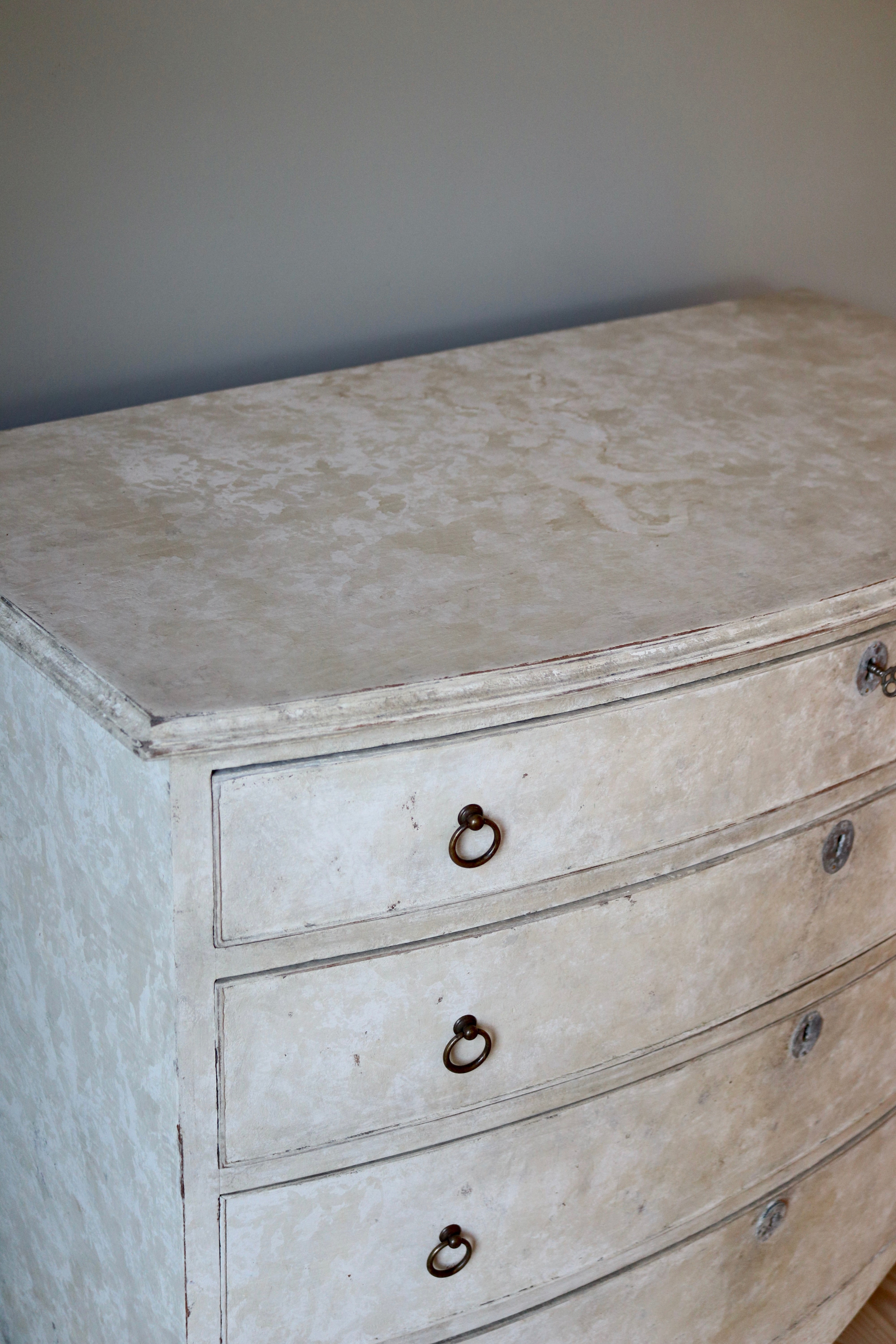 Antique Painted Swedish Chest