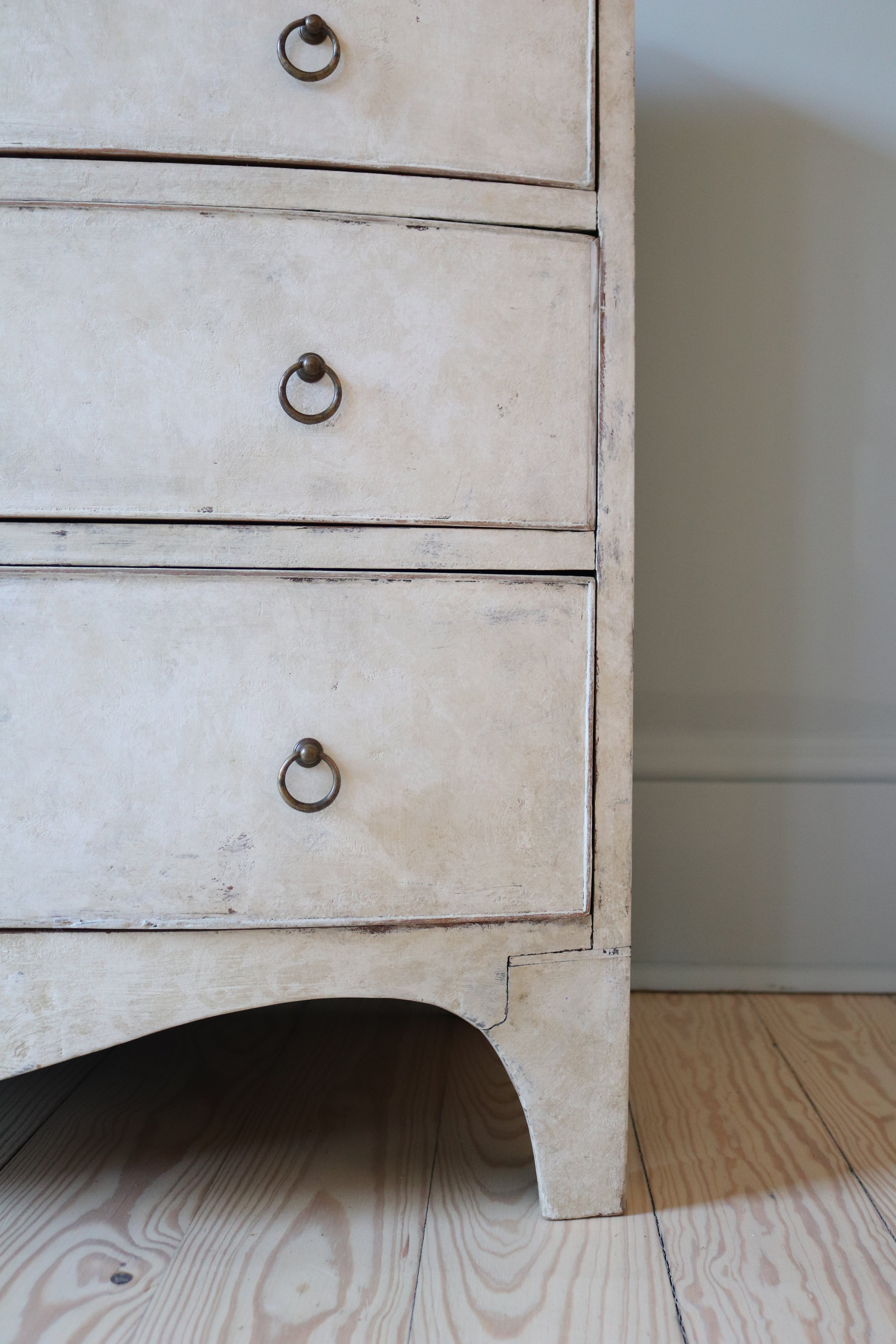 Antique Painted Swedish Chest