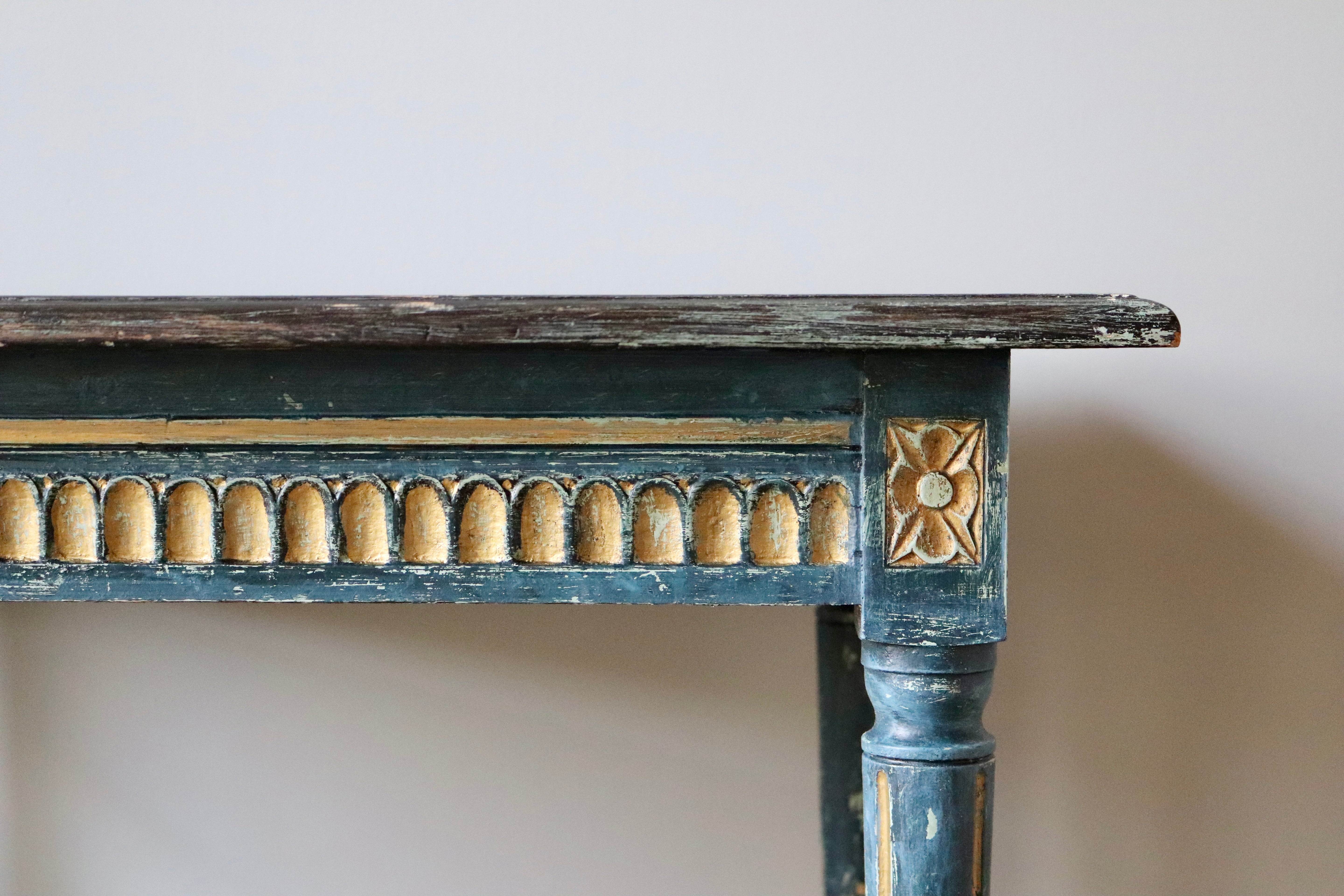 Swedish Painted Side Table