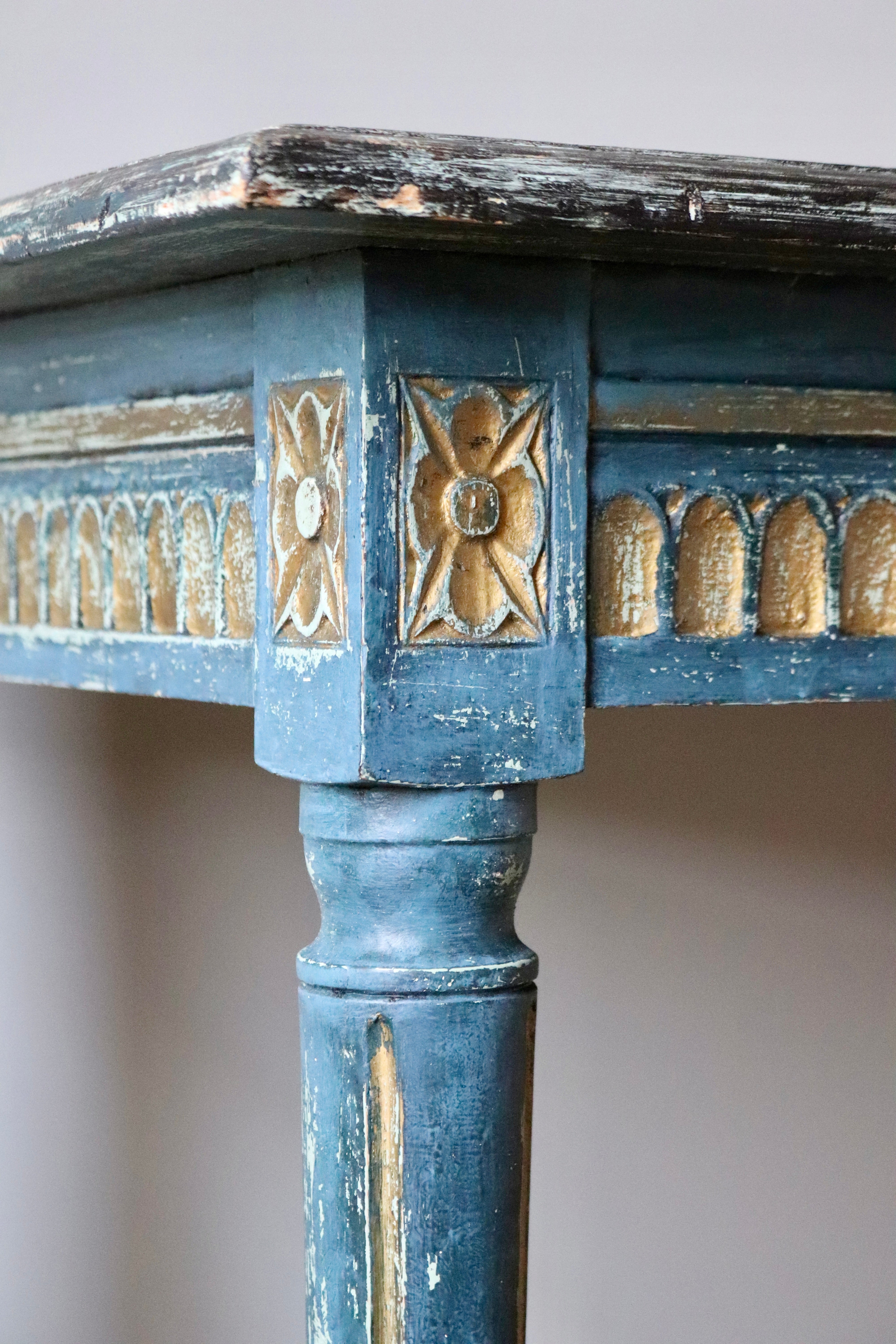 Swedish Painted Side Table