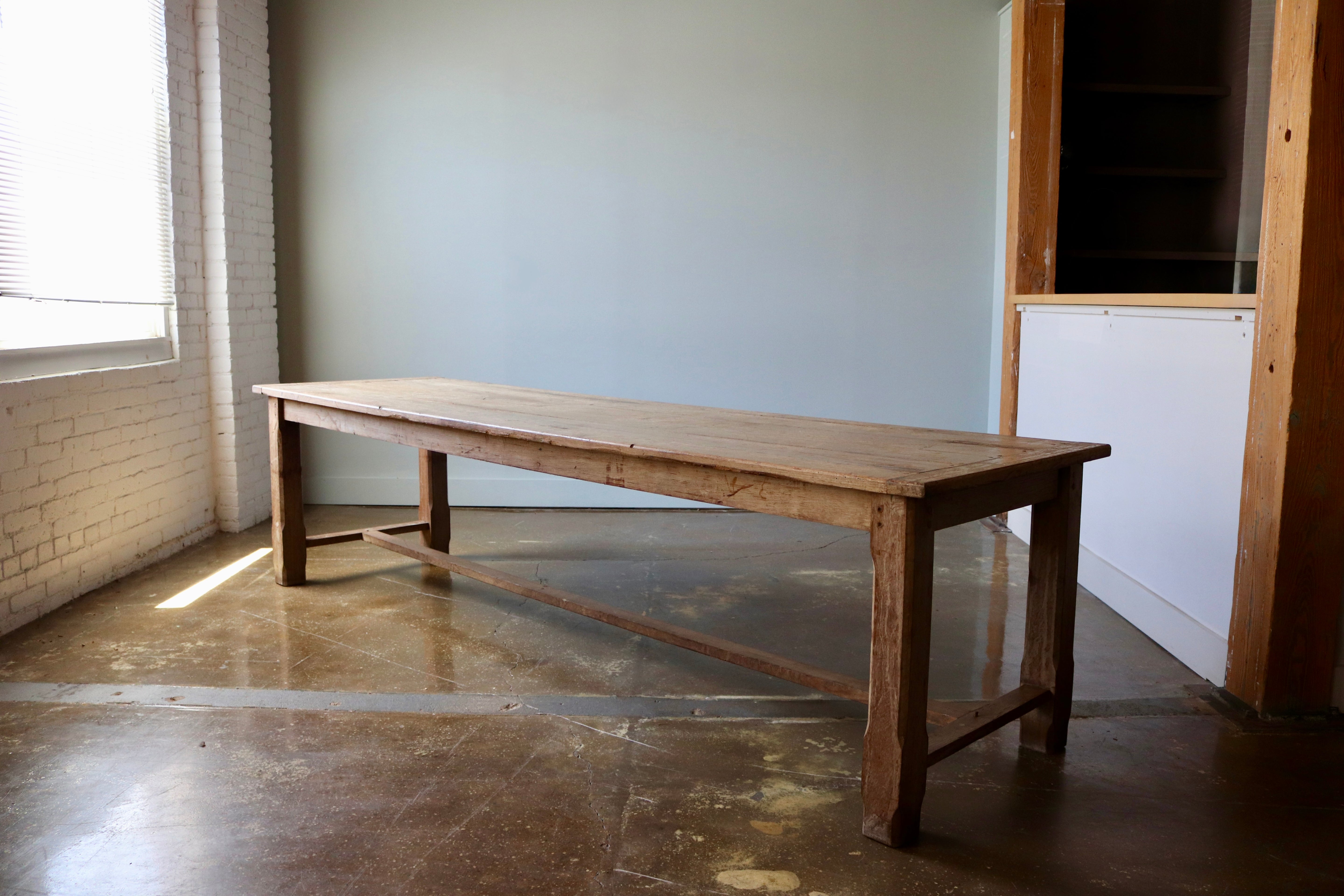 Oak Farmhouse Table