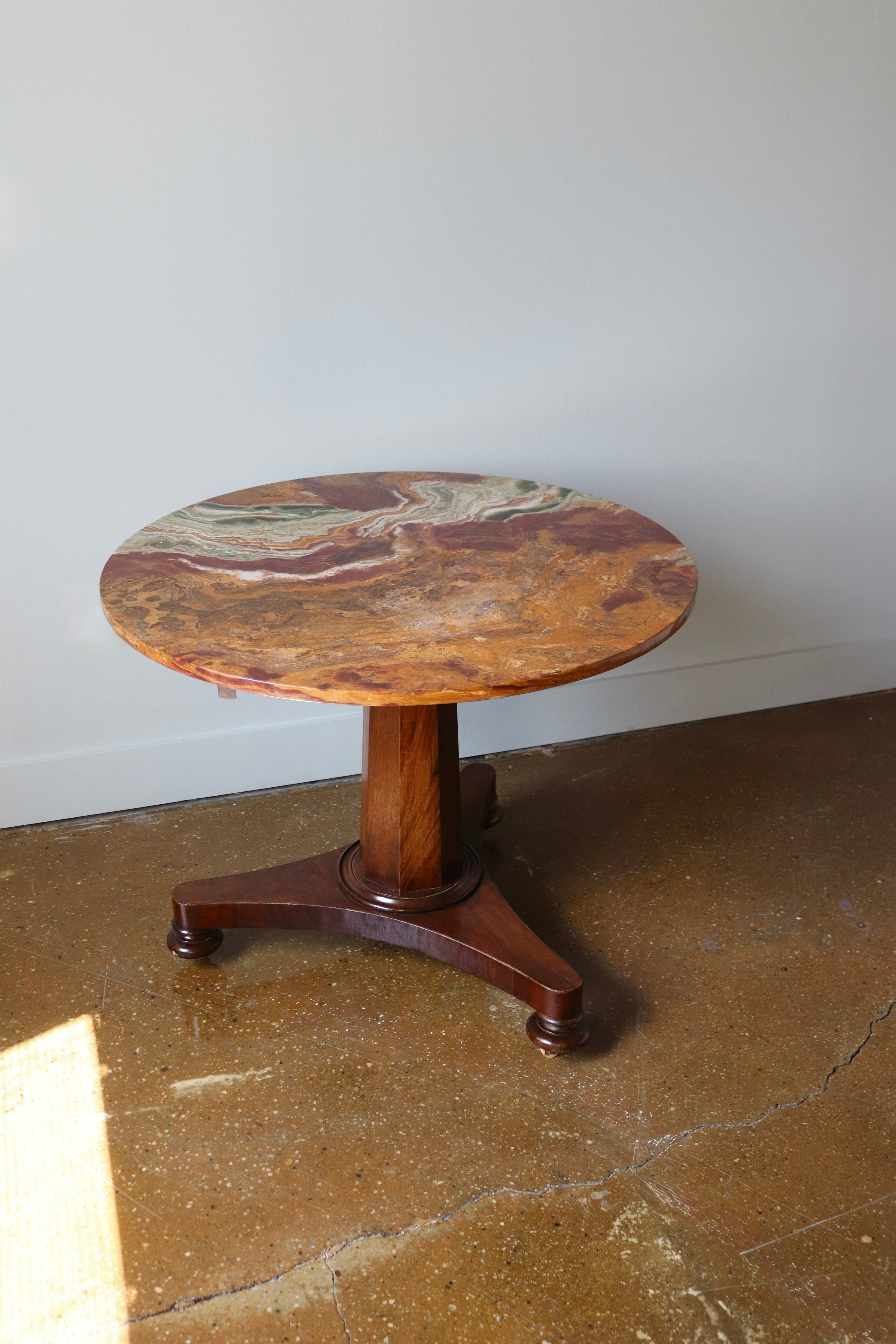 William IV Table with Onyx Top