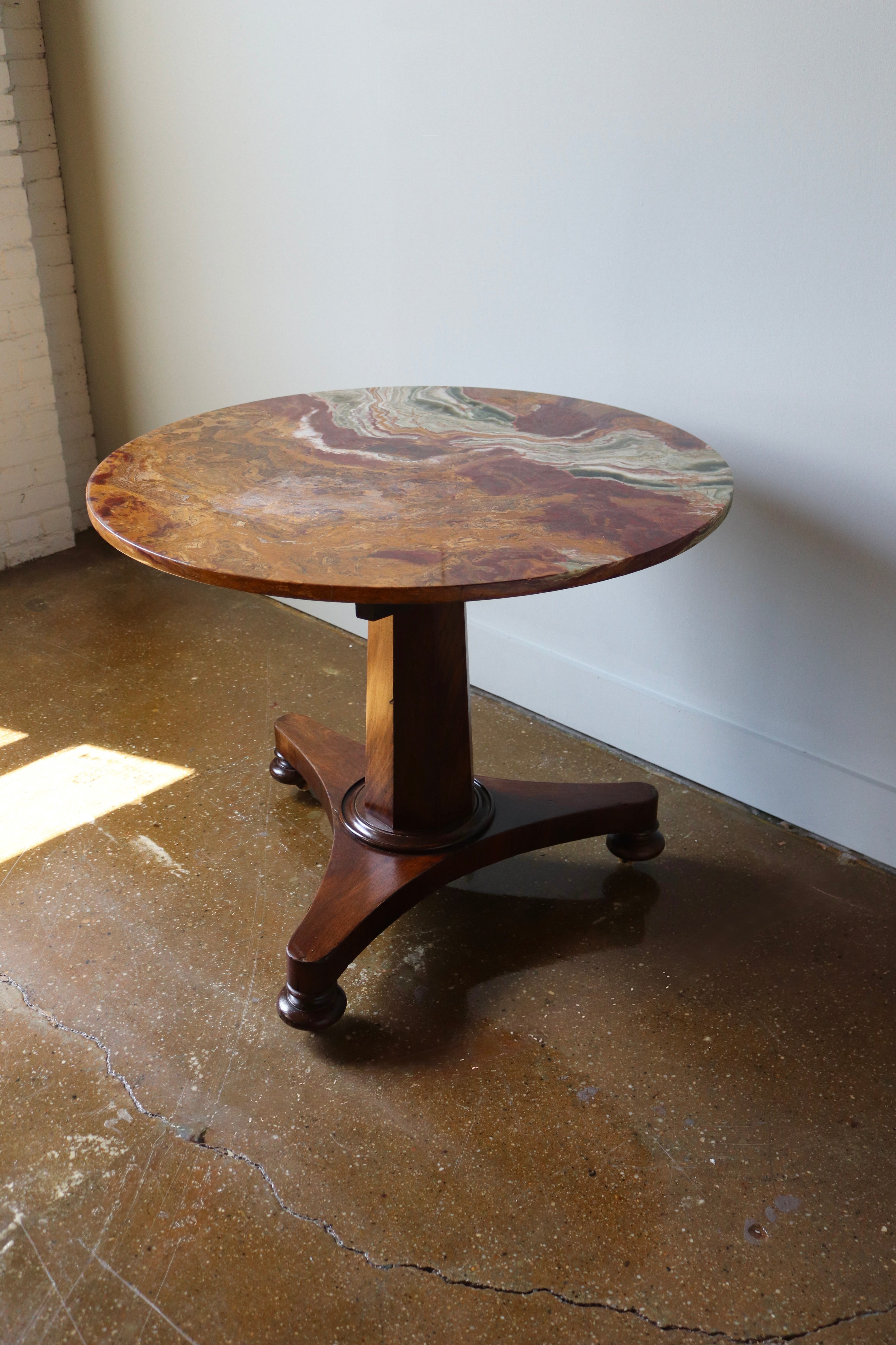 William IV Table with Onyx Top