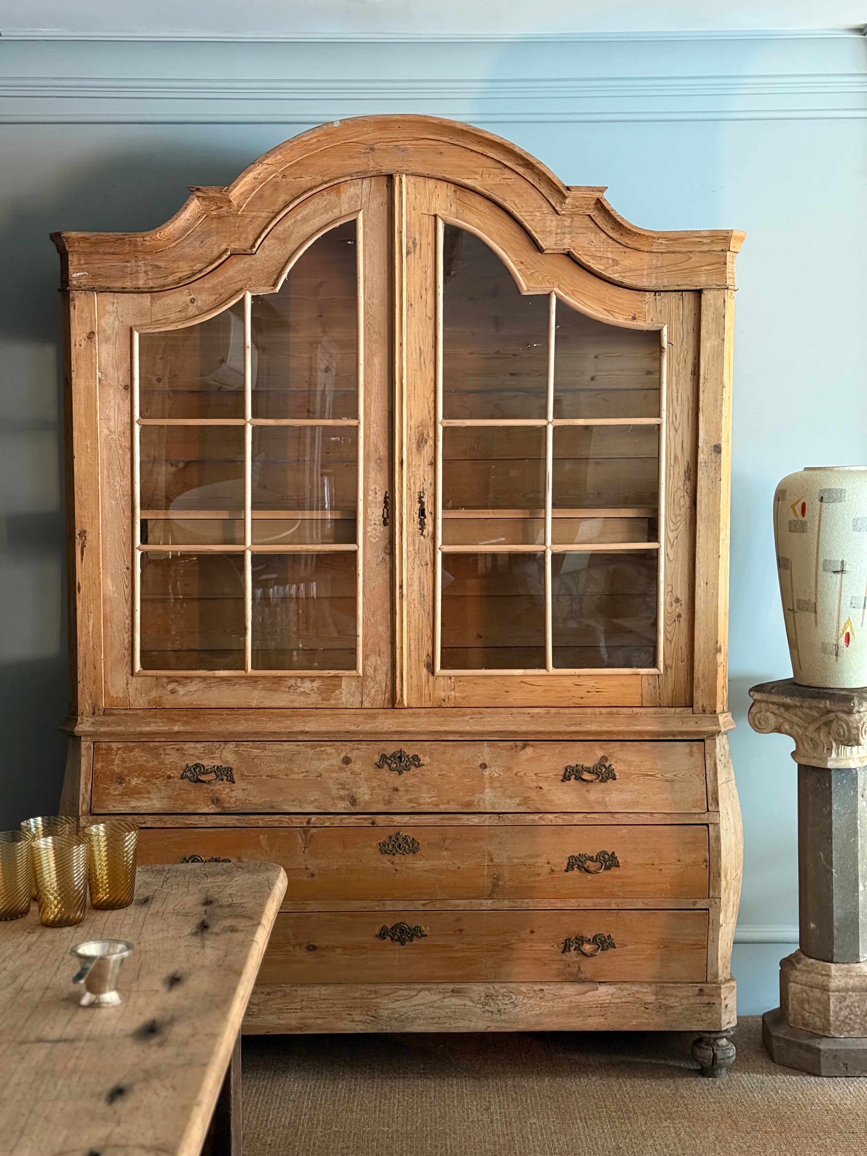 Dutch Pine Glazed Top Cupboard