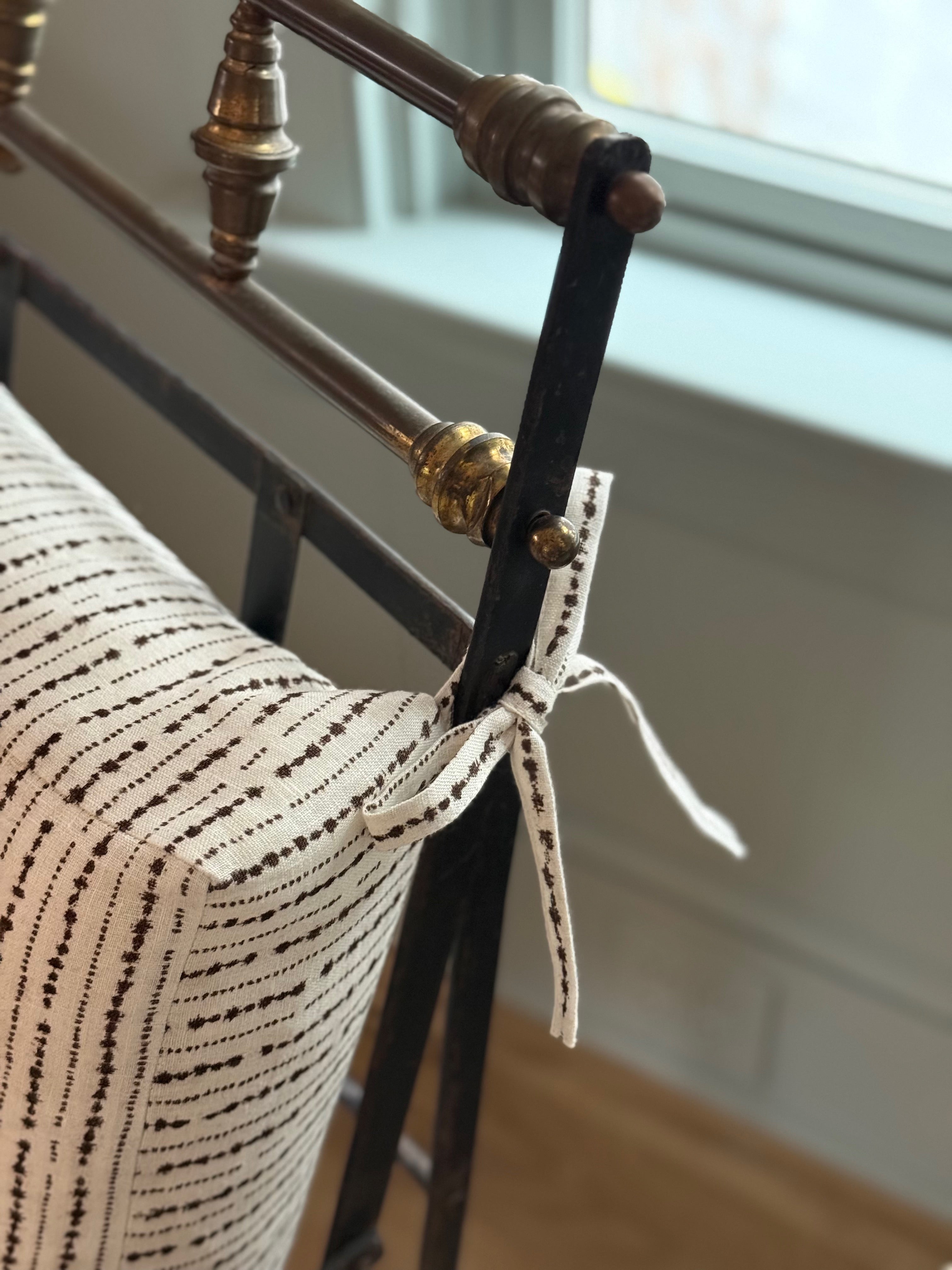 French Campaign Chaise