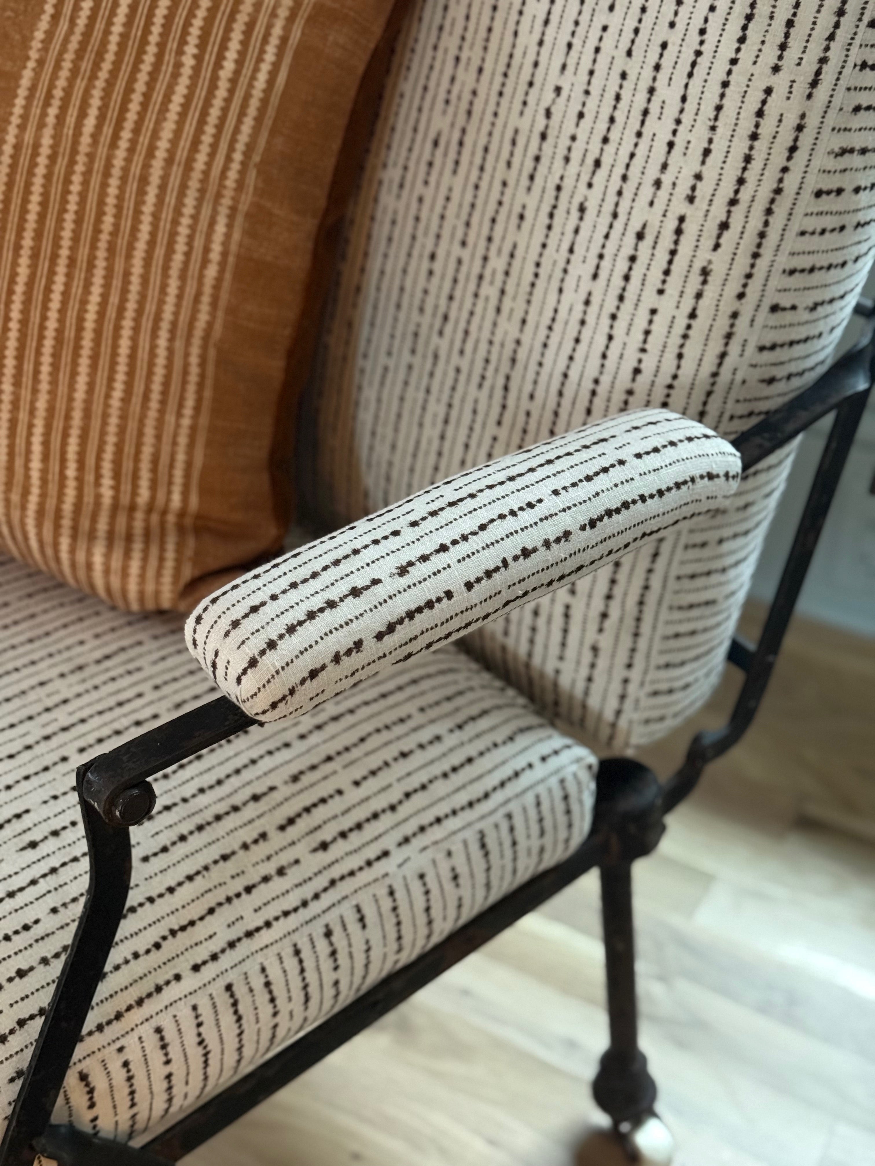 French Campaign Chaise