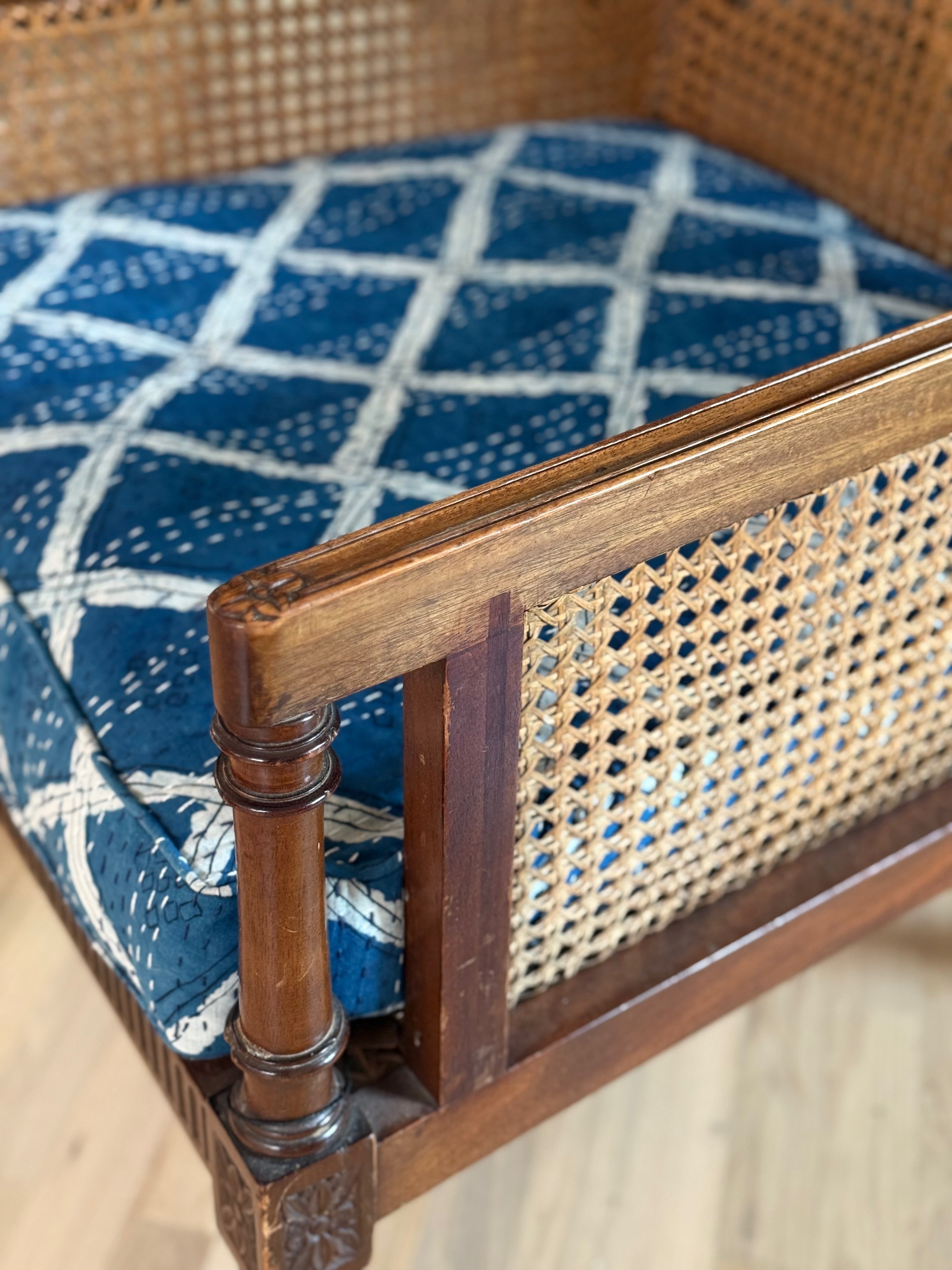 Regency Period Caned Bergere Chair
