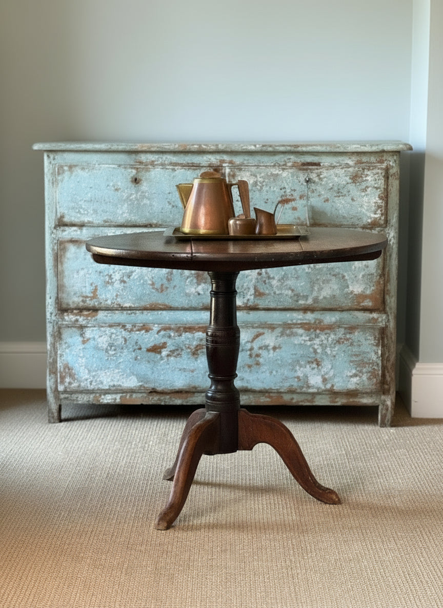 English Oak Tea Table